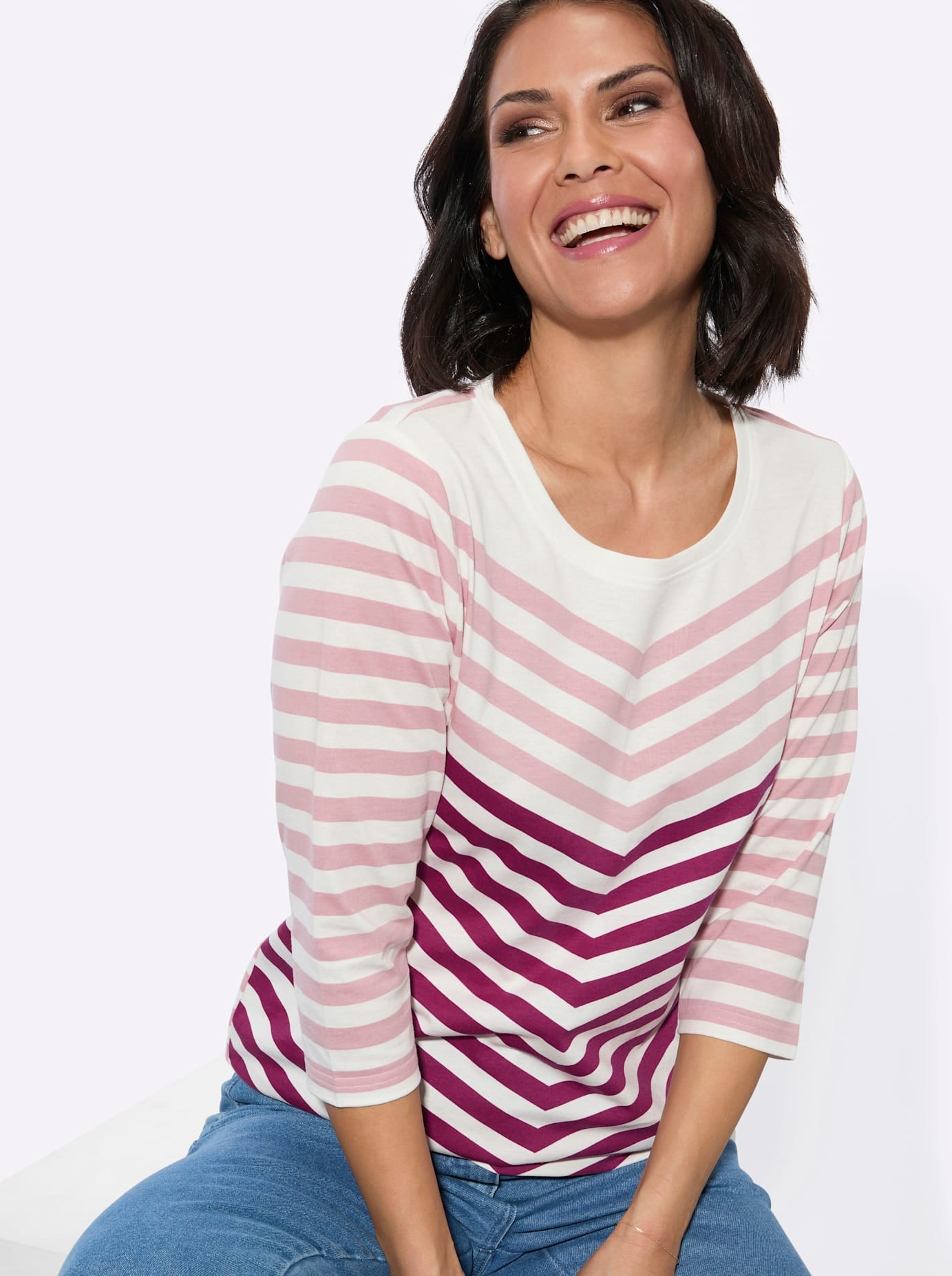 Casual Looks T-shirt imprimé »Druck-Shirt« 1