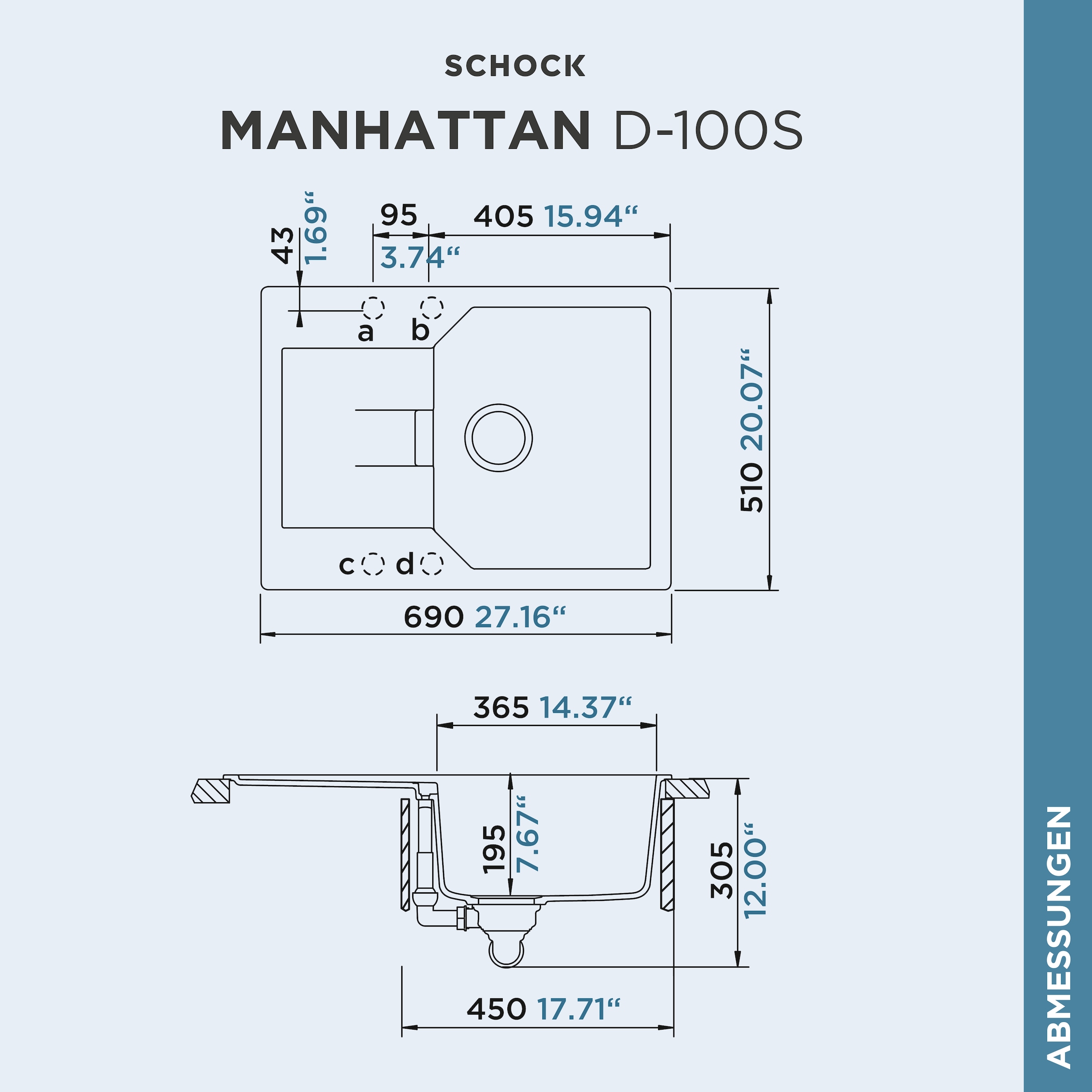 Schock Granitspüle »Lucca«