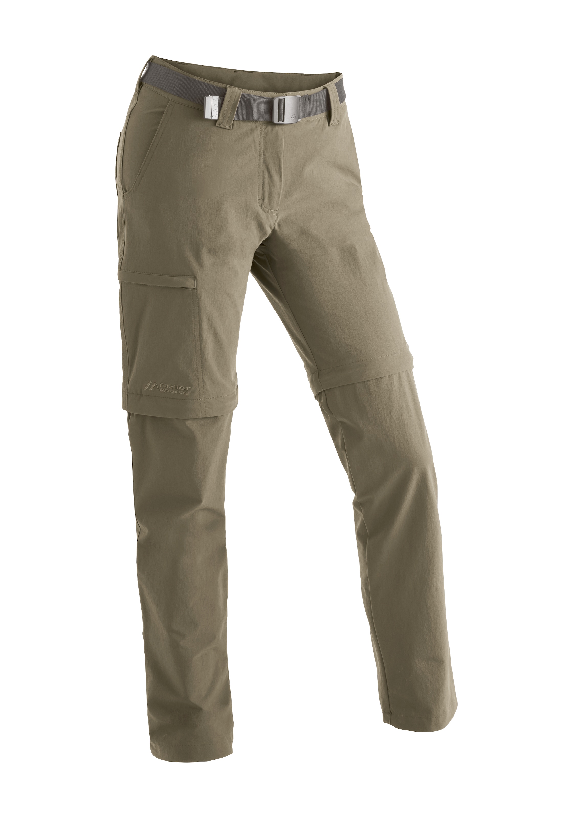 Maier Sports Pantalon de plein air »Inara slim zip«  Damen Zip-Off Wanderhose, atmungsaktive Trekkinghose, Slim Fit
