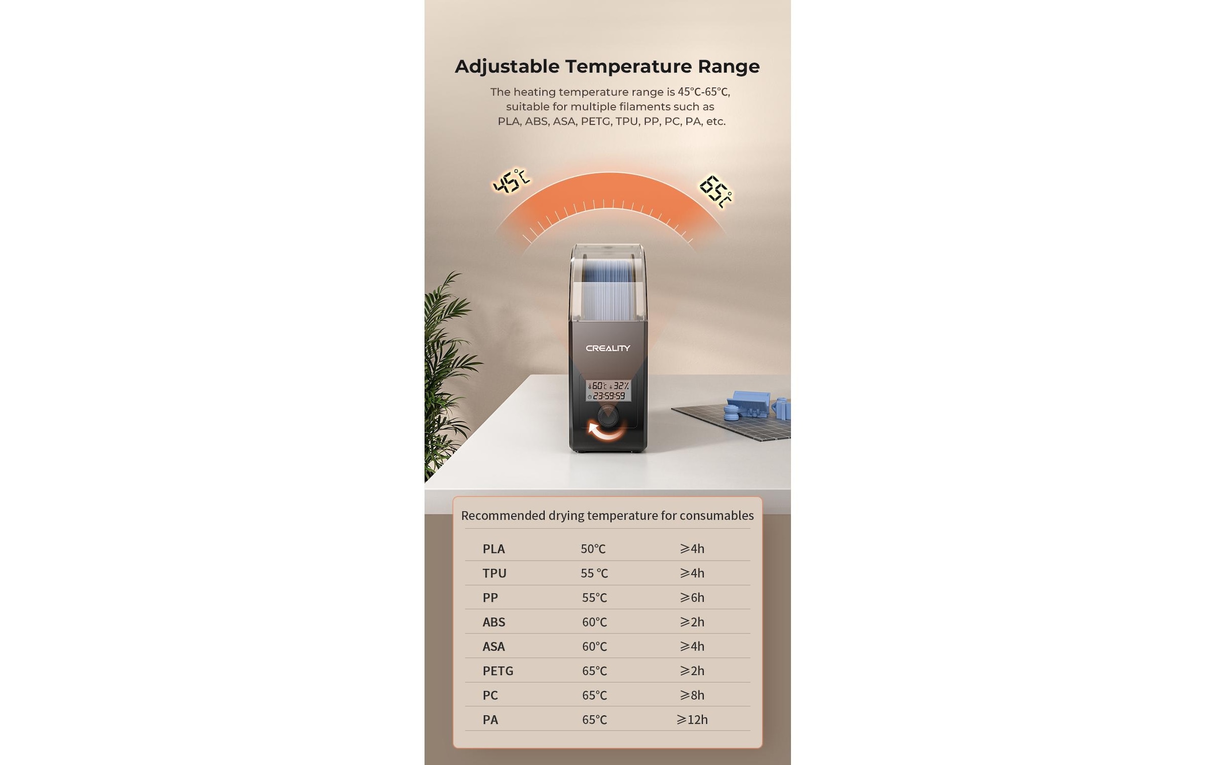 Creality Tambour d'imprimante »Trockenbox 2«