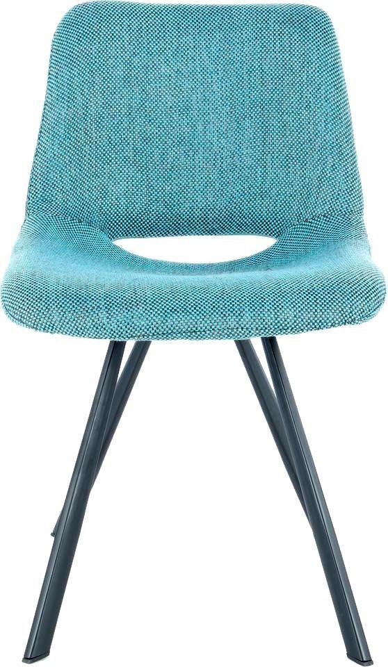 Kayoom Stuhl »Josephine 325 2er-Set , zeitloses Design, mit geometrischer Aussparung« (Set) 2 Stk.pflegeleicht, schlicht, weiche Polsterung für angenehmes Sitzgefühl