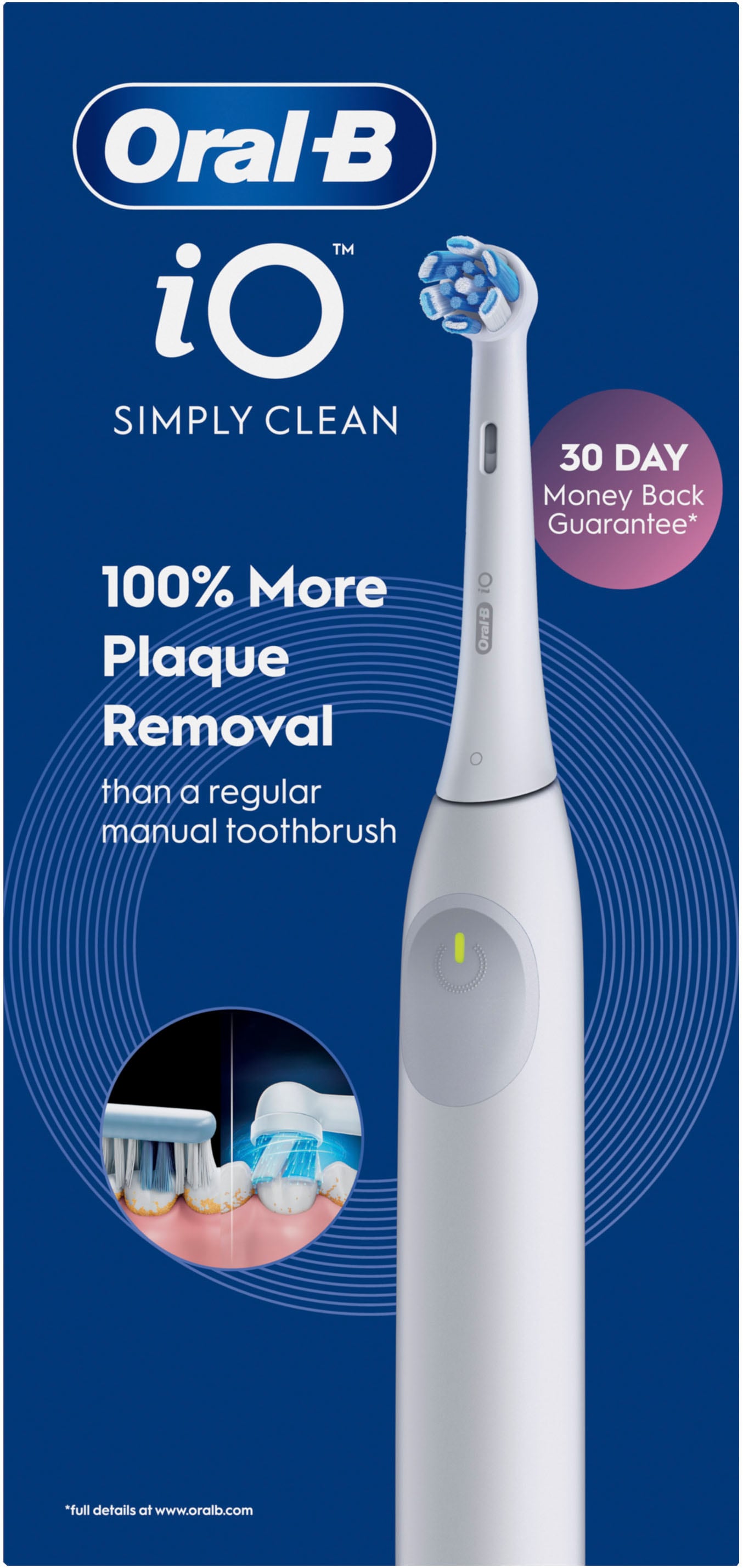 Oral-B Brosse à dents électrique »iO Series 2« 1 cuis Aufsteckbürsten pour un nettoyage ultime