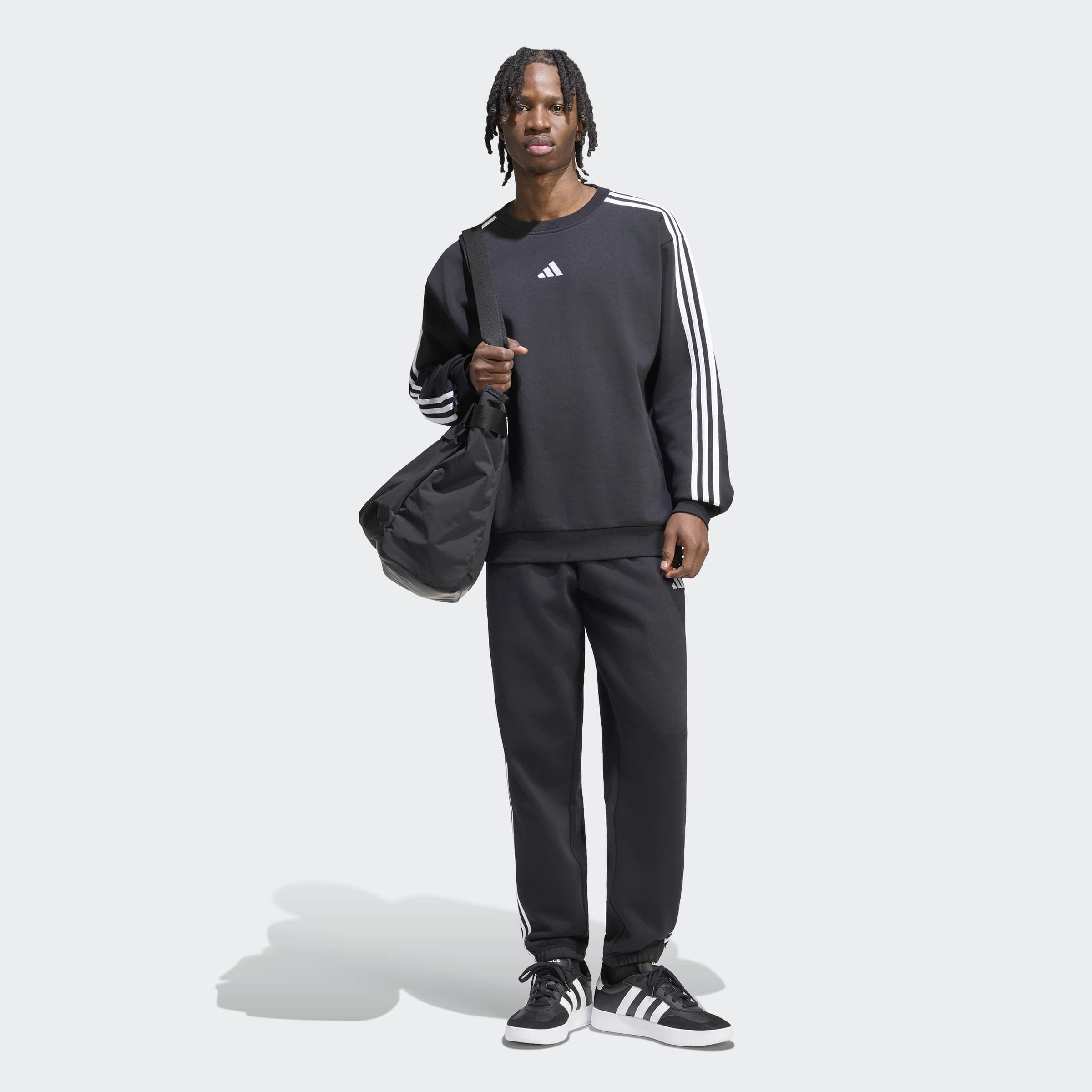 adidas Sportswear Pantalon de sport »ESSENTIALS 3-STREIFEN, SCHMAL ZULAUFEND, BÜNDCHEN«