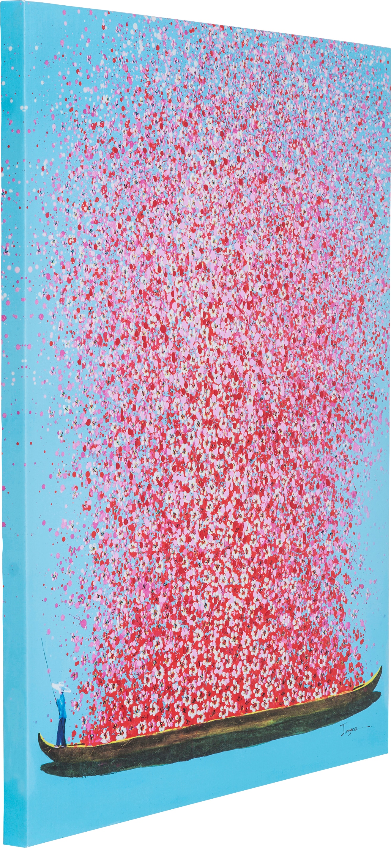 Kare Design Leinwandbild »Flower Boat« 1,  verschiedene Farben und Grössen