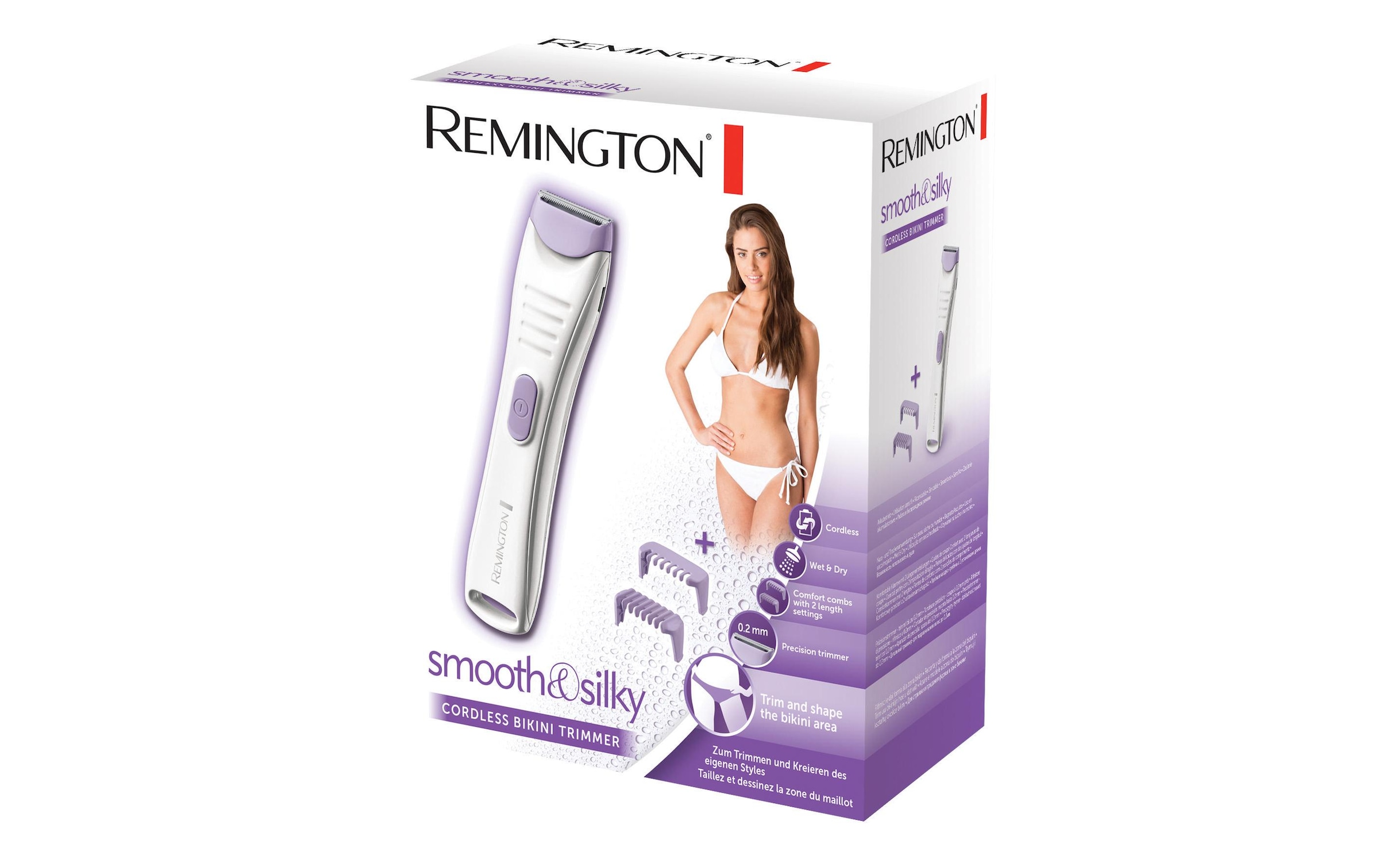 Remington Rasoir électrique pour le corps »WPG4035« 2 Aufsteckkämme: 2 mm u. 4 mm, inkl. Tasche