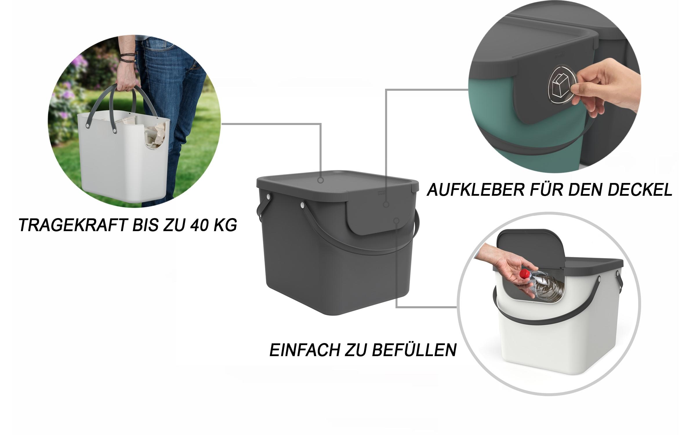 ROTHO Biomülleimer »40L Albula« 1 Behälter
