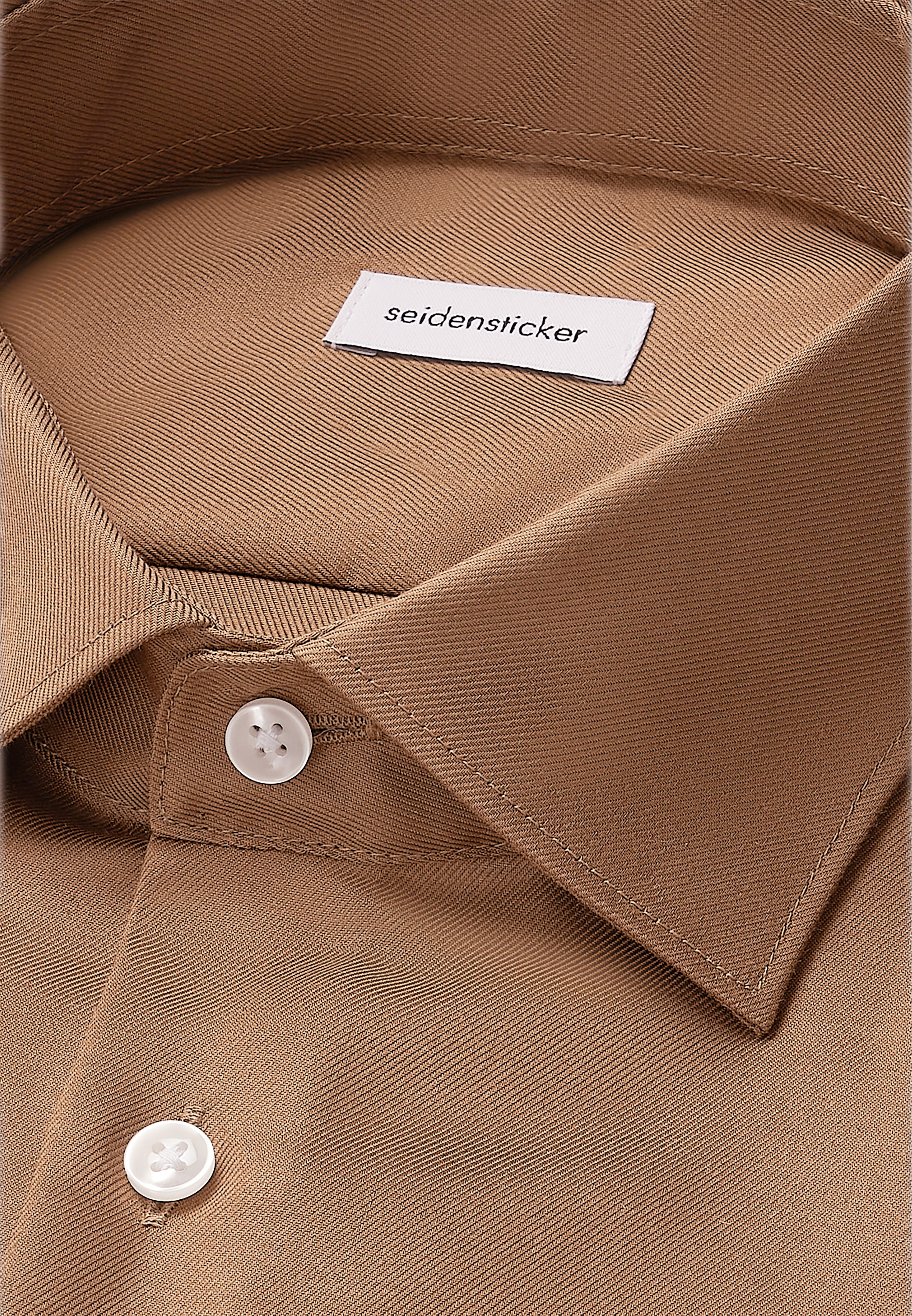 seidensticker Businesshemd »Schwarze Rose« Shaped 1/1 Kentkragen Uni