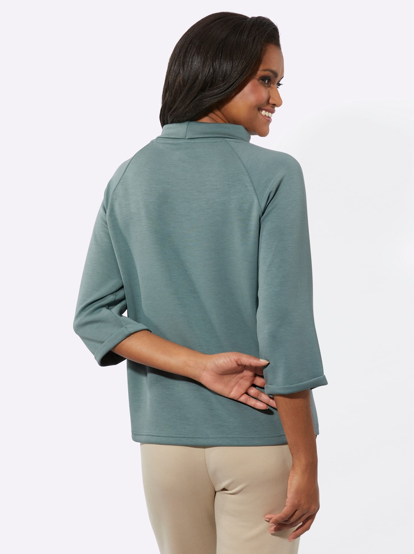 Inspirationen T-shirt à manches 3/4 »Rollkragen-Shirt« 1 cuis tlg.