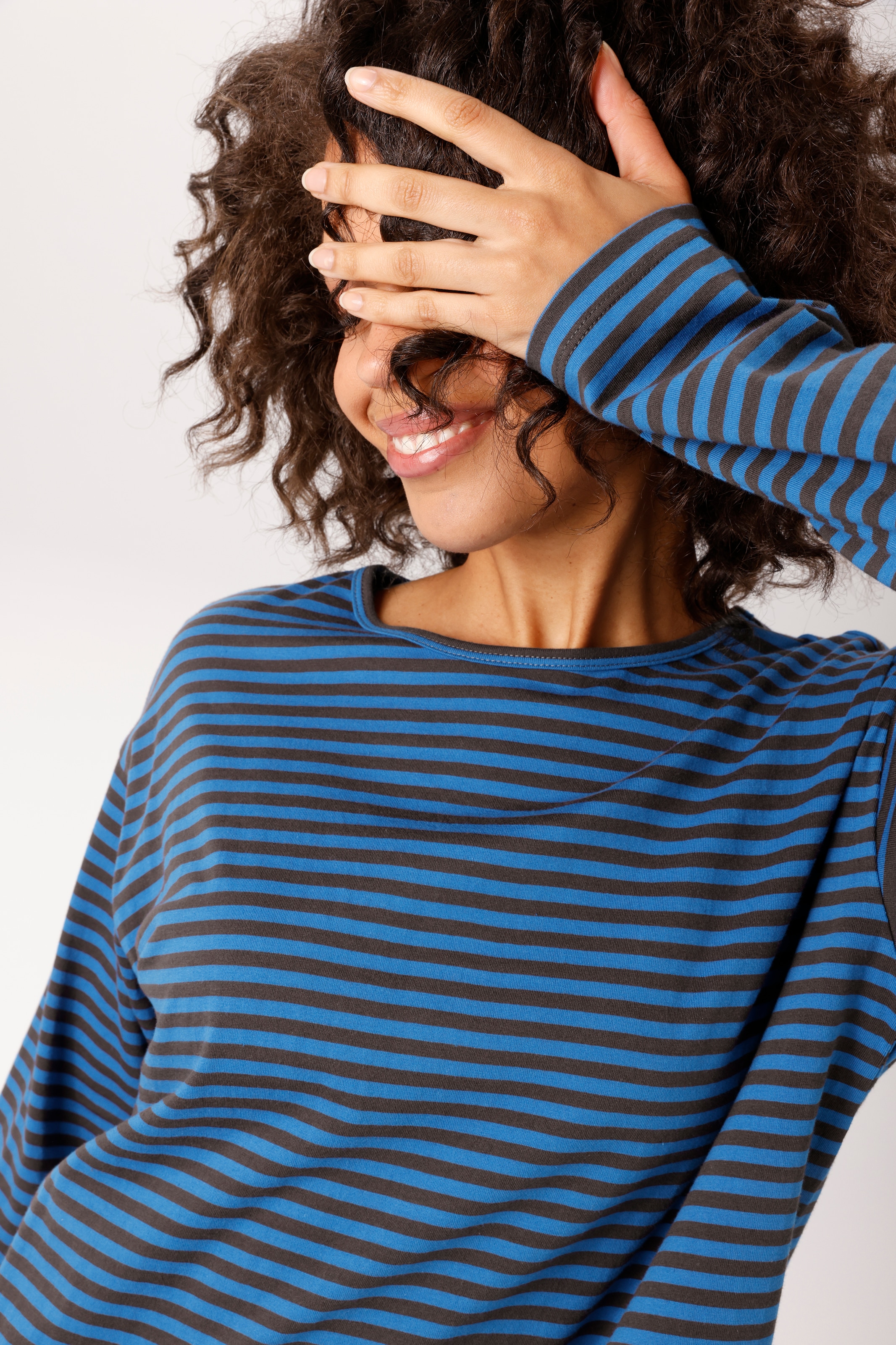 Aniston CASUAL T-shirt à manches longues dans le dessin rayé tendance - NOUVELLE COLLECTION