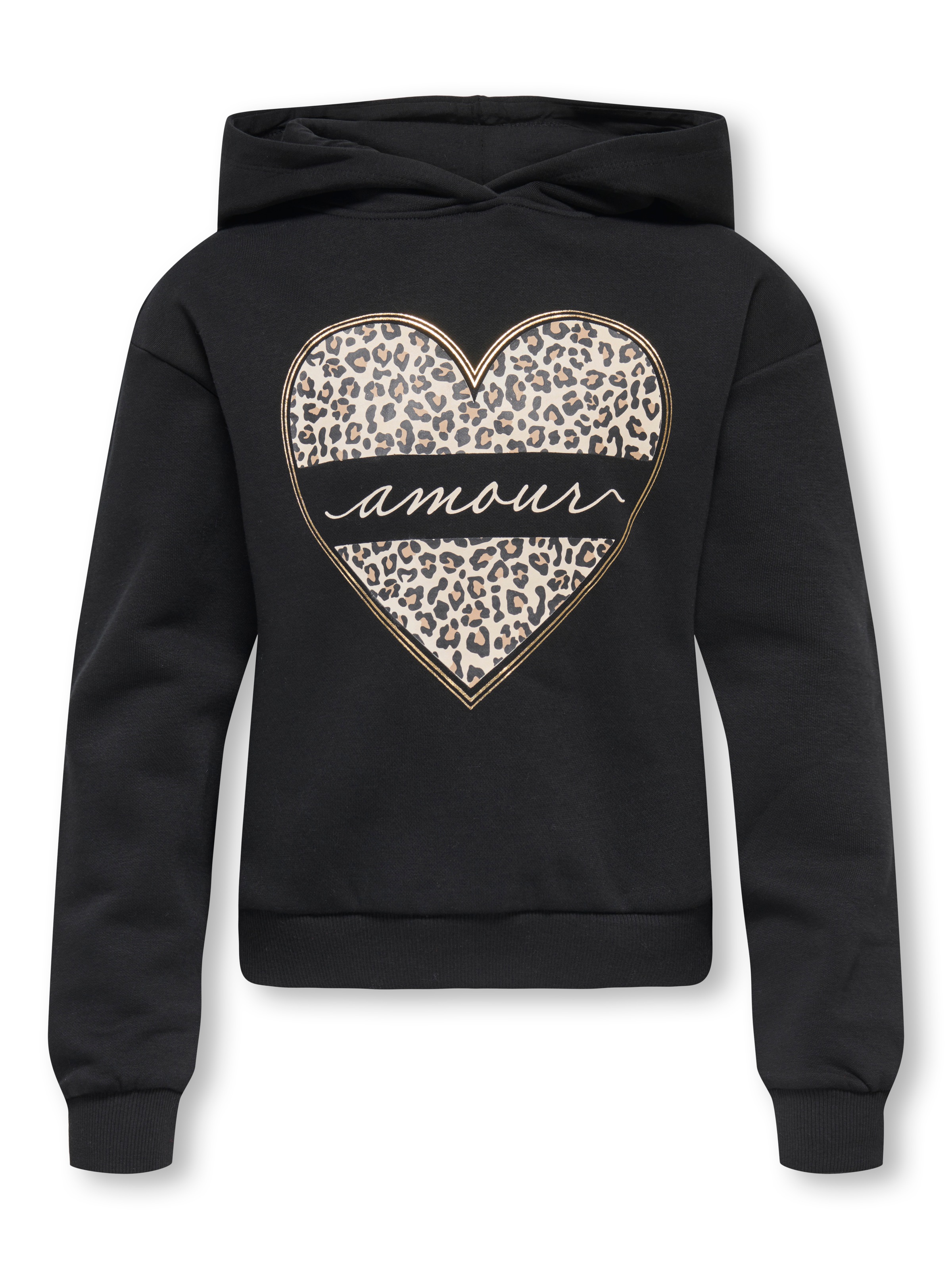 KIDS ONLY Kapuzensweatshirt »KOGCOOPER LIFE HEART LS HOODIE SWT NOOS«
