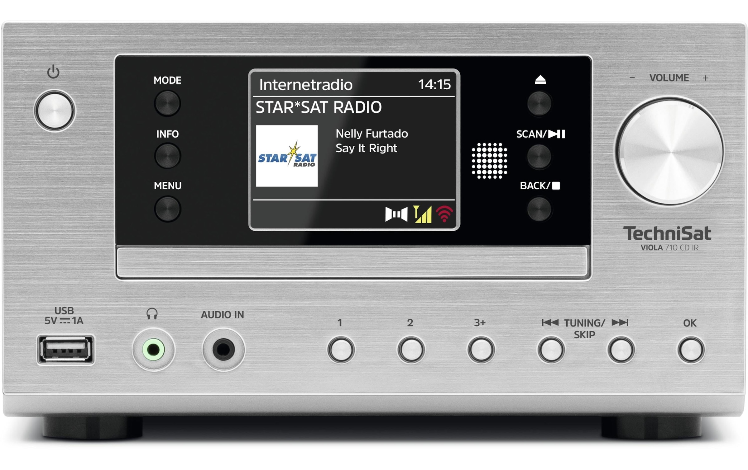 TechniSat Microanlage »Viola 710 CD IR« (Bluetooth Digitalradio (DAB+) | FM-Tuner | Internetradio )