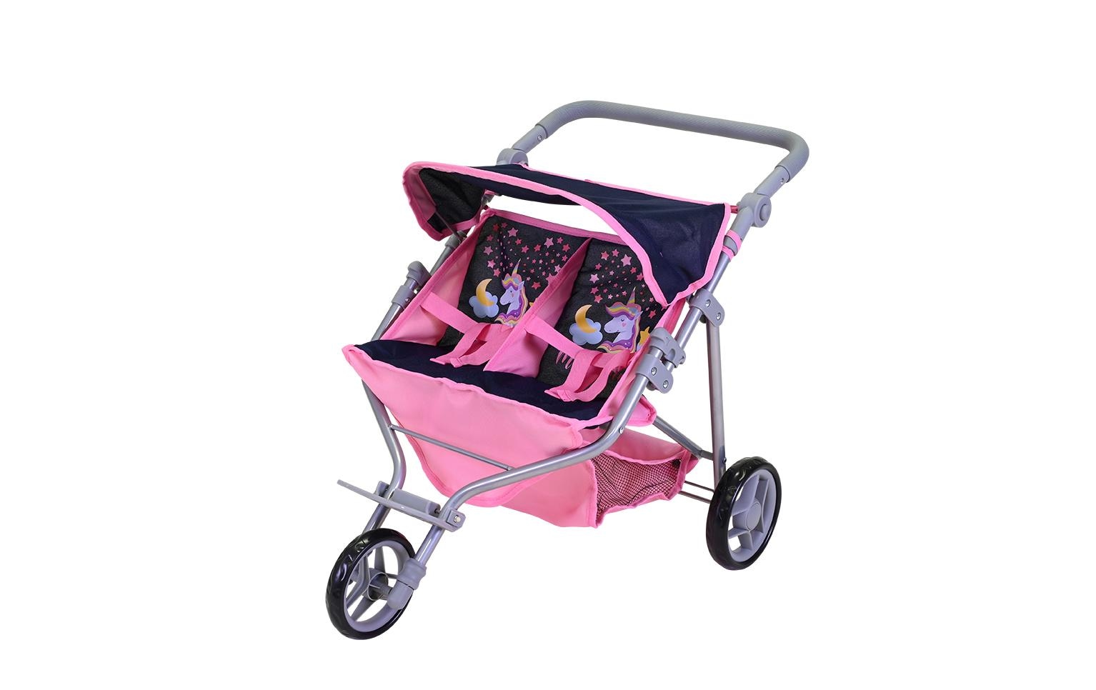 Knorrtoys® Puppen-Zwillingsbuggy »Magic Unicorn«