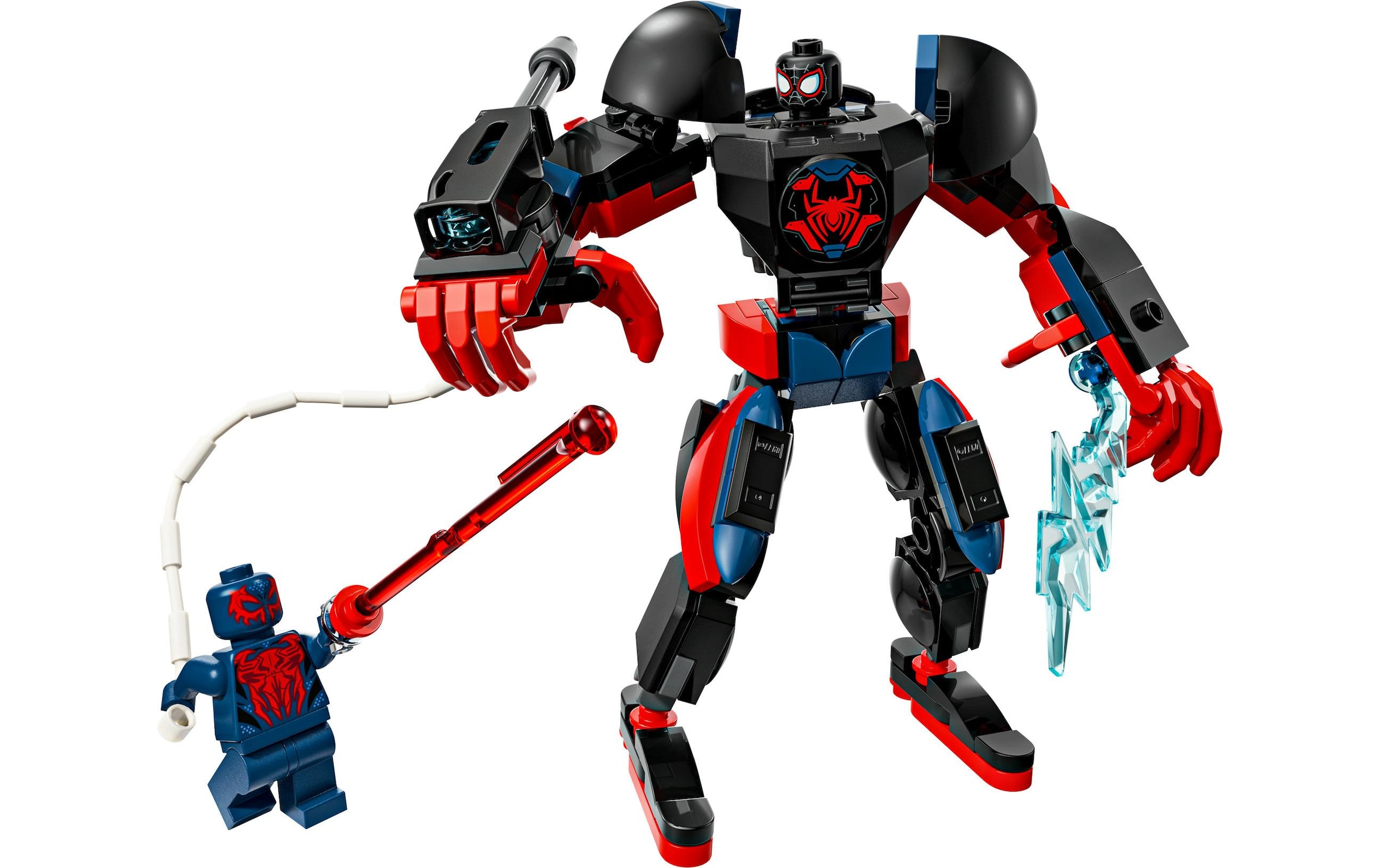   Konstruktionsspielsteine »Marvel Miles Morales Mech vs. Spider-Man 2099 76337« Kategorie: Fantasy-Welt