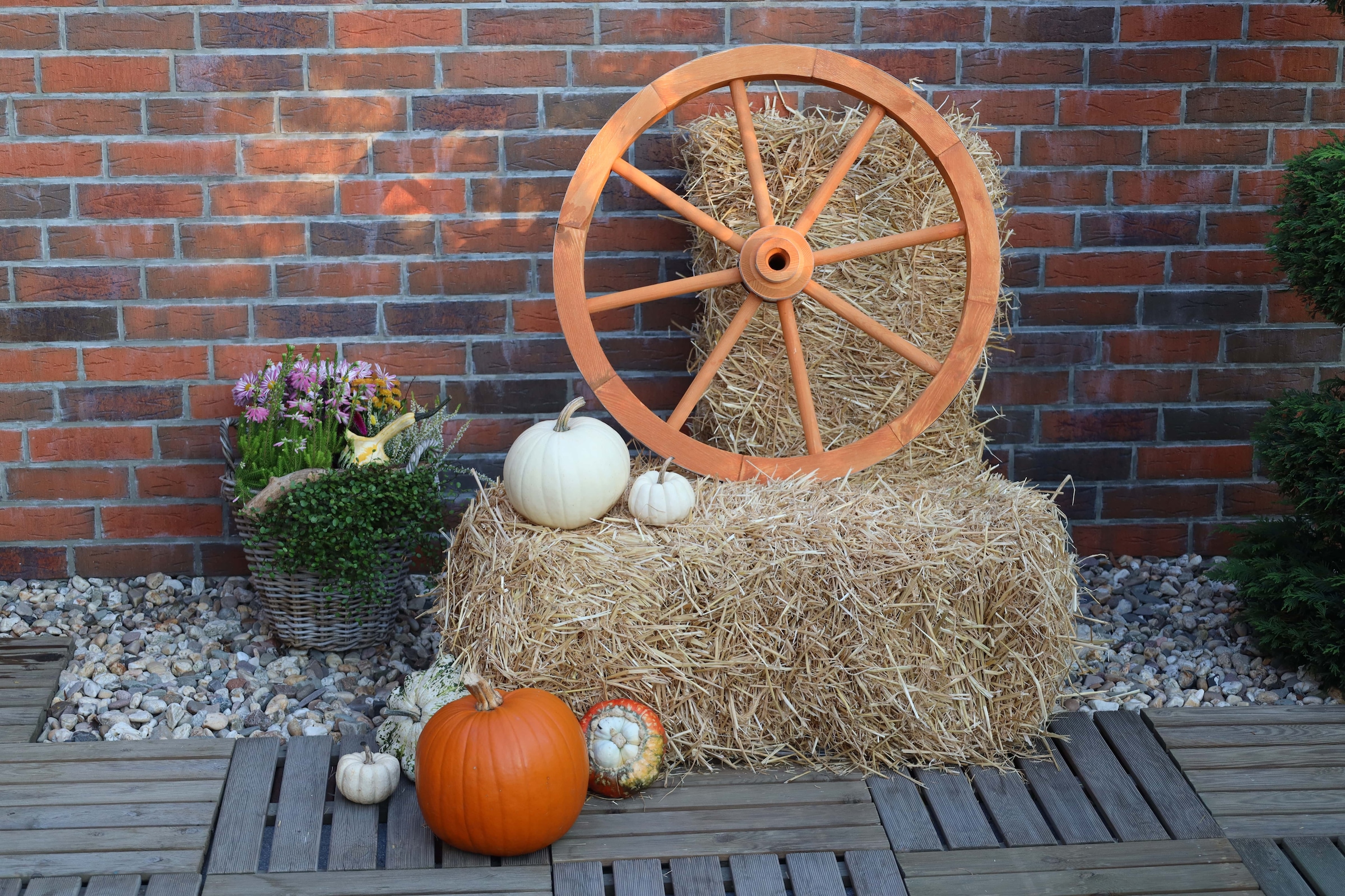 promadino Figure de jardin »Wagenrad mittel« Ø : 74 cm