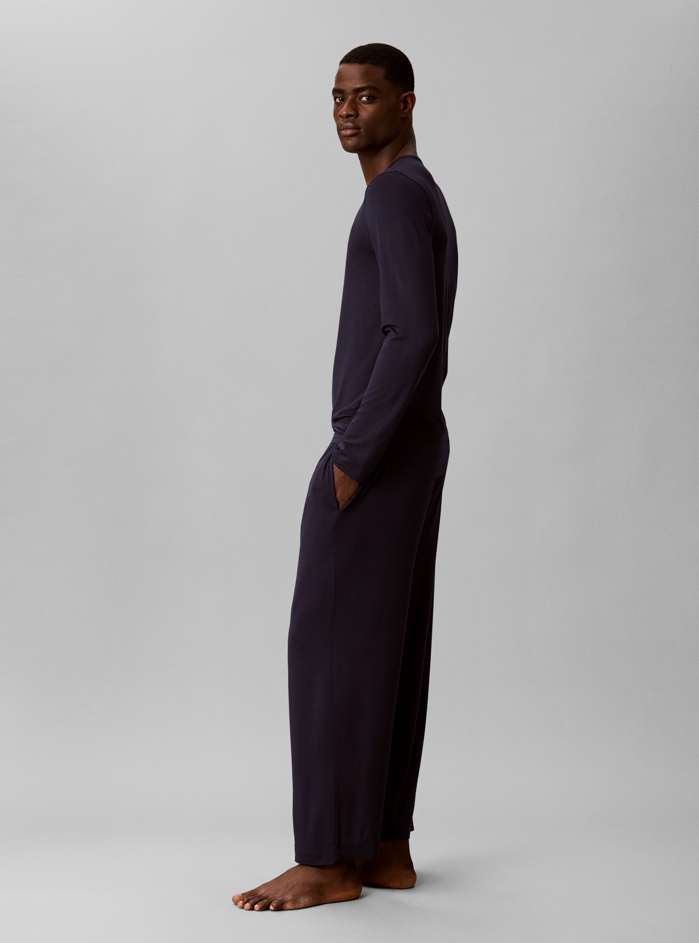 Calvin Klein Underwear Pyjama »MODAL PANT SET« 2 coupe régulière avec ceinture élastique