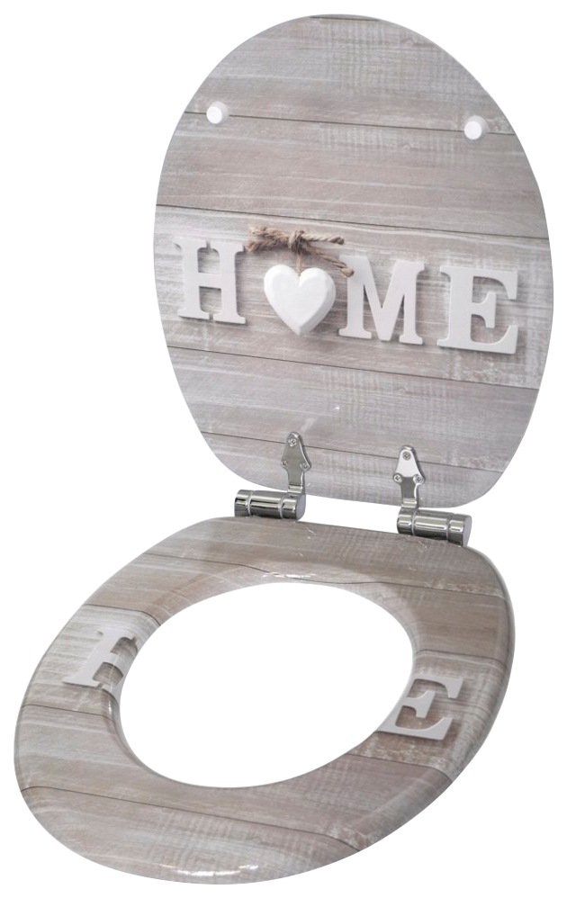 Sanilo Badaccessoire-Set »Home« bestehend aus WC-Sitz, Badteppich, Stöpsel, Seifenspender, WC-Bürste