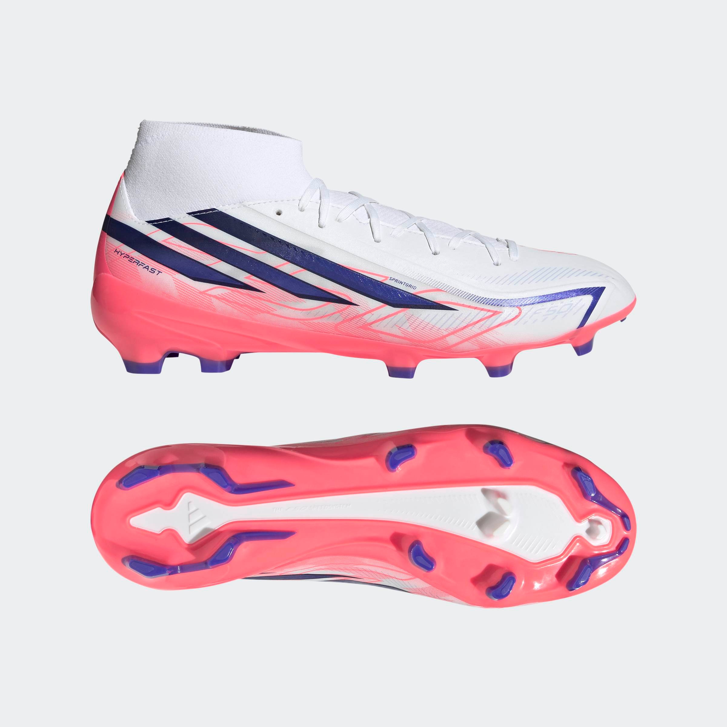 adidas Performance Fussballschuh »F50 HYPERFAST LEAGUE , MITTELHOCH, FESTE BÖDEN«  für Rasen und feste Böden, gespielt bei der Weltmeisterschaft 2026