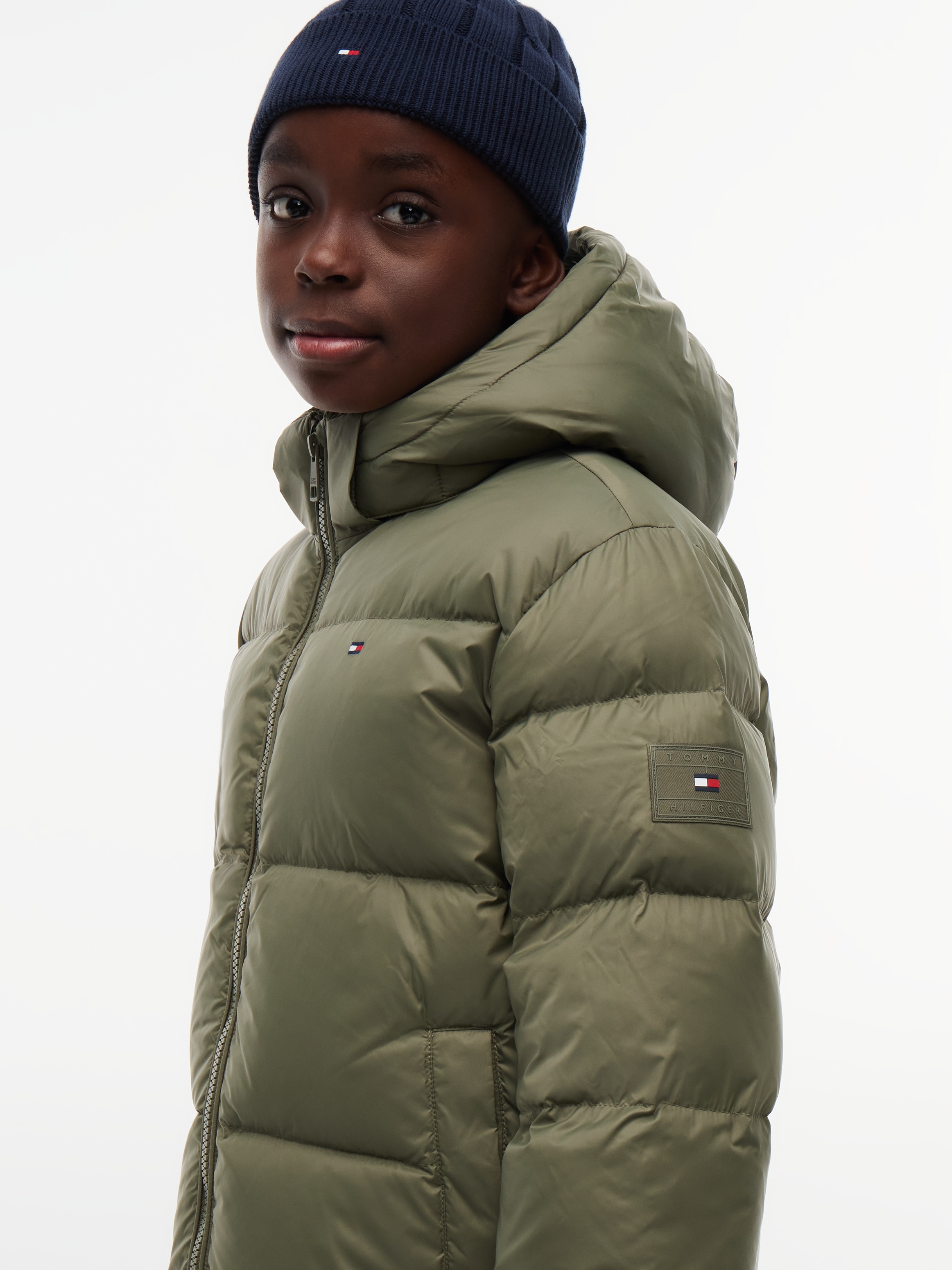 Tommy Hilfiger Steppjacke »ESSENTIAL DOWN JACKET« mit Kapuze Kinder bis 16 Jahre