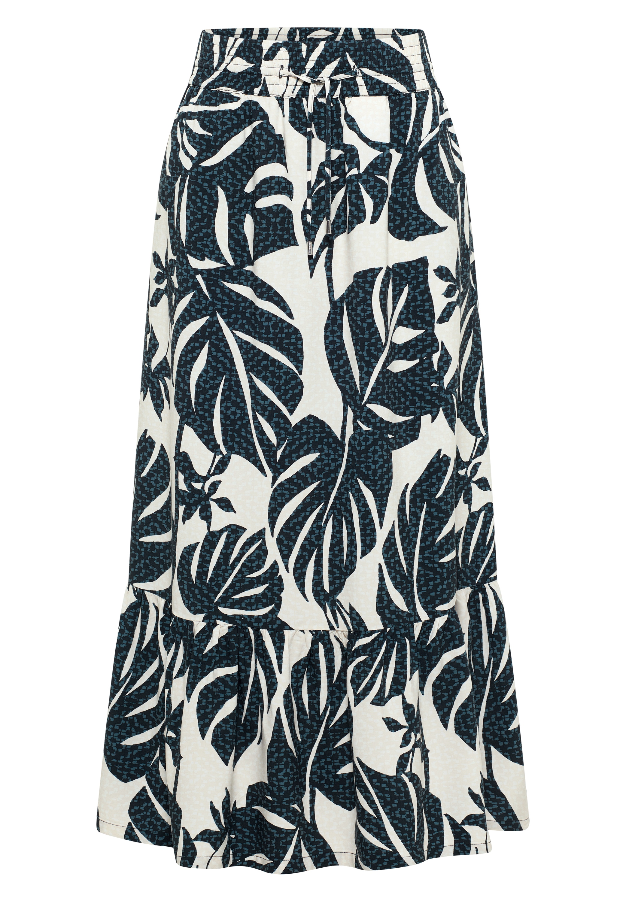 Cecil Maxi jupe jupe d'été à motif feuilles