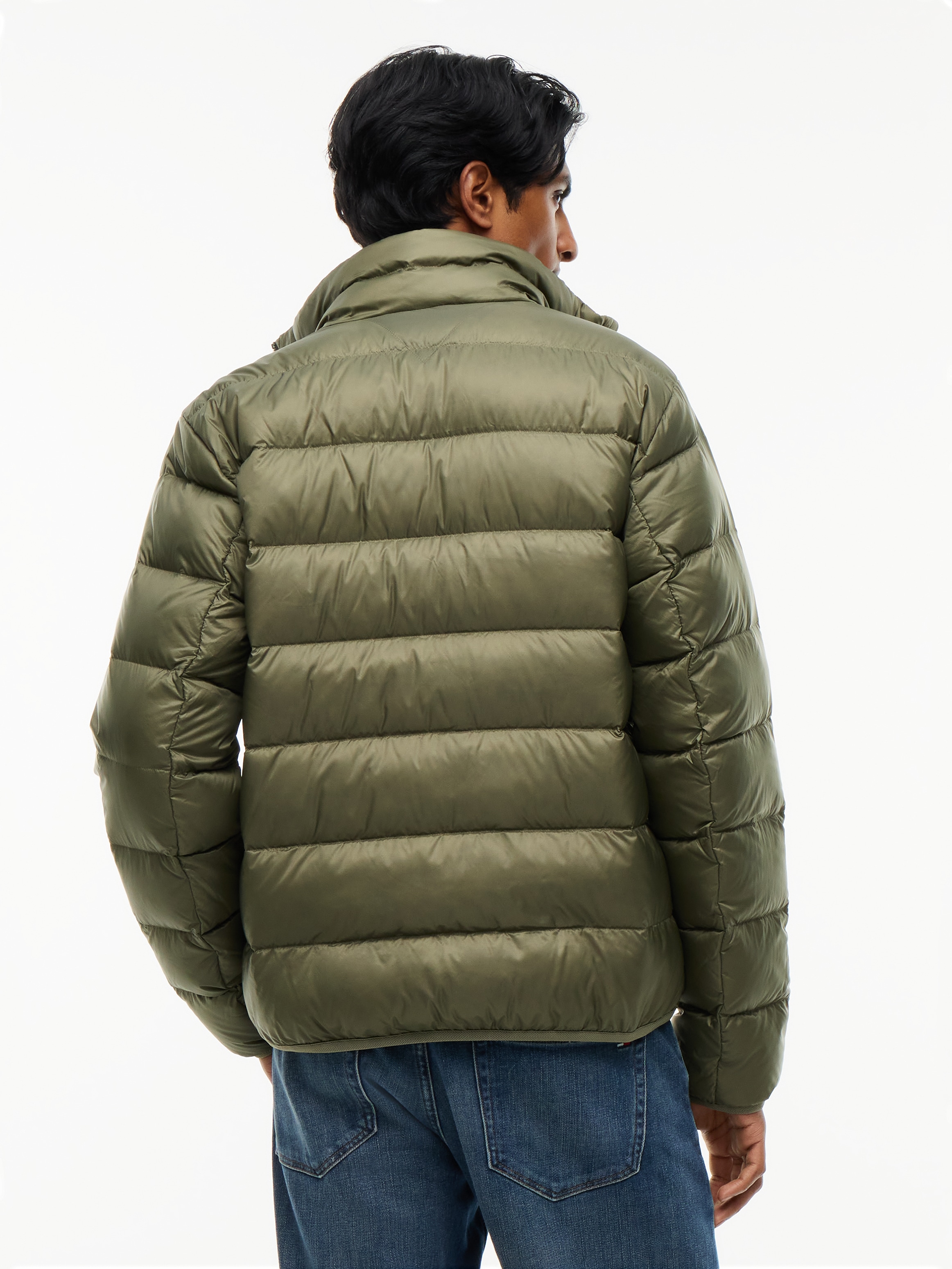 Tommy Jeans Veste matelassée »LIGHT DOWN PACKBL JACKET« sans capuche coupe régulière avec col montant