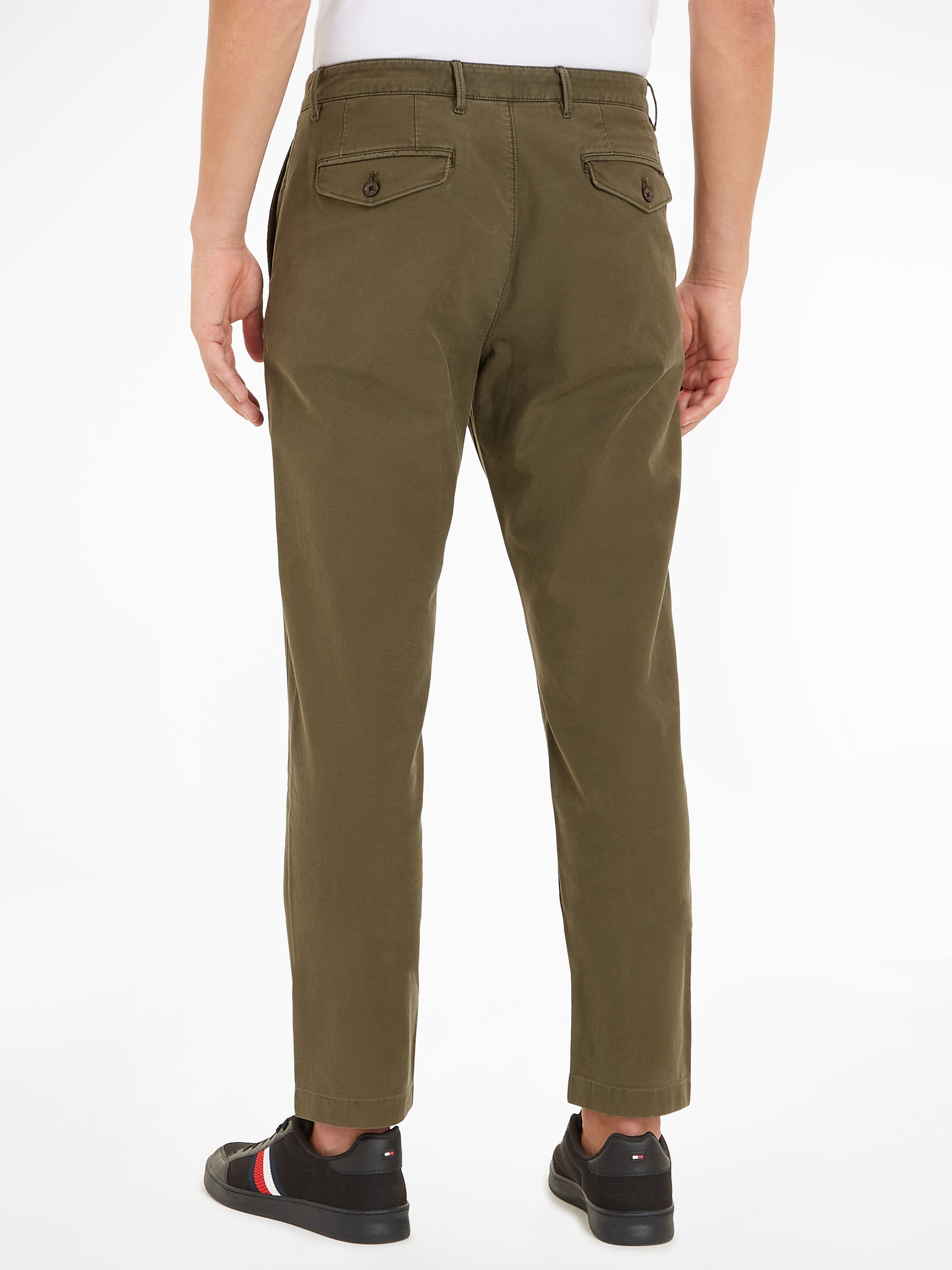 Tommy Hilfiger Chinos »CHINO CHELSEA GABARDINE GMD«  mit Logostickerei auf der Hintertasche