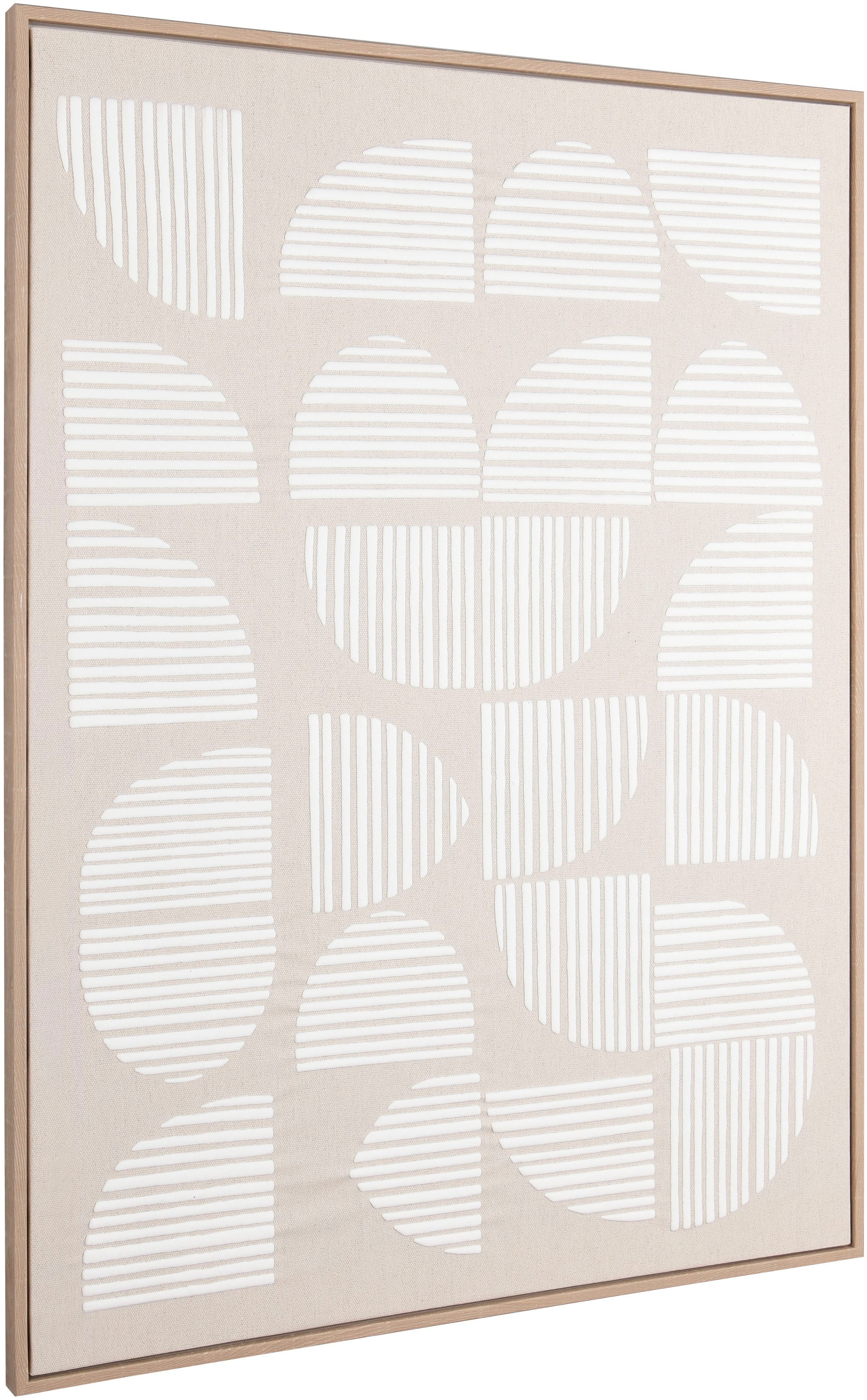 MIRRORS AND MORE Impression d'art »NORMA« 1 cuis tlg. Œuvre d'art au design géométrique