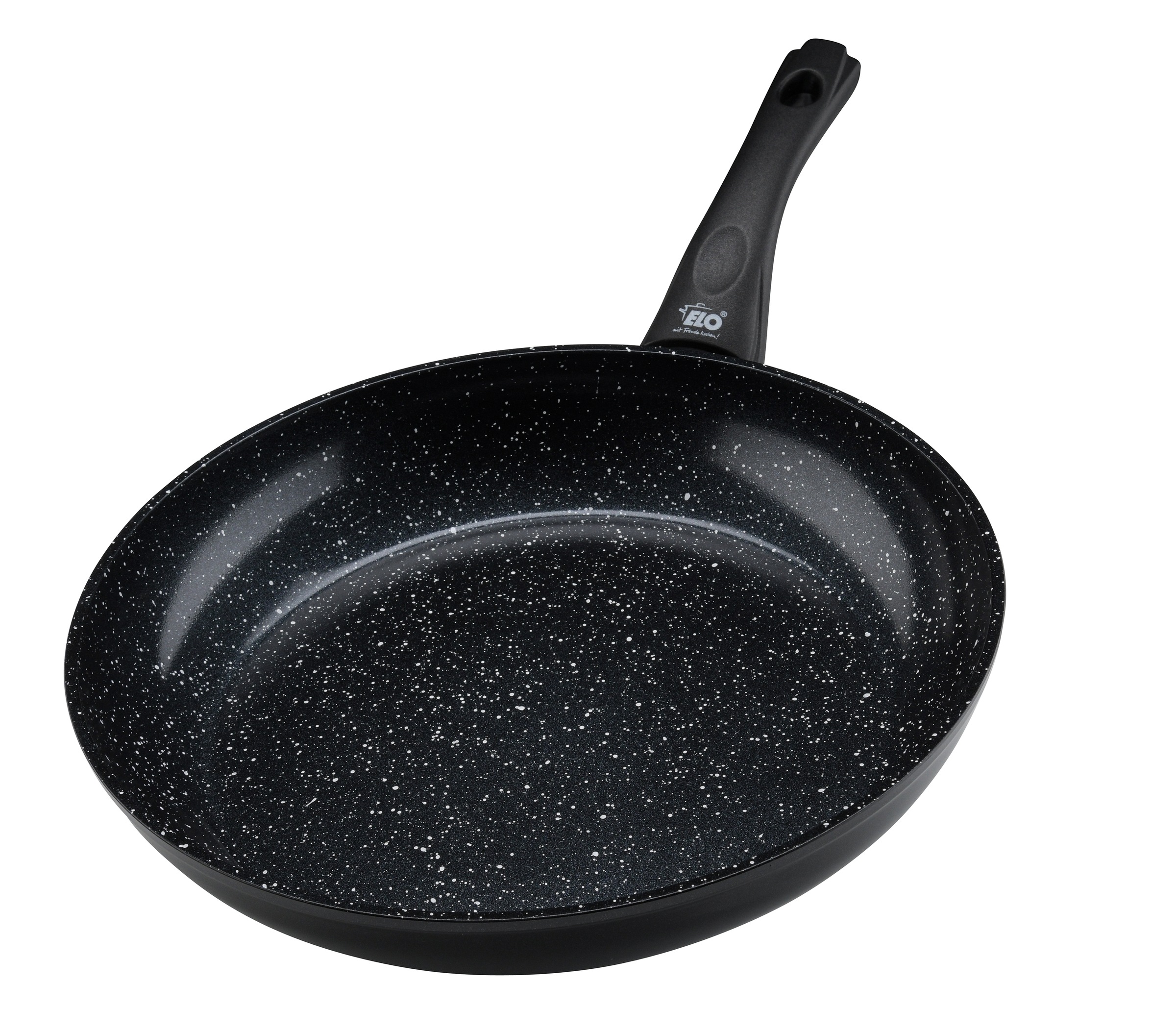 Elo Set de poêles »Pure Belugo« Aluminium Ensemble, je 1 Bratpfanne Ø 20/24 cm, 1 Grillpfanne 28x28 cm, 1 Servierzange, 4 cuis tlg. keramische Beschichtung, Induktion