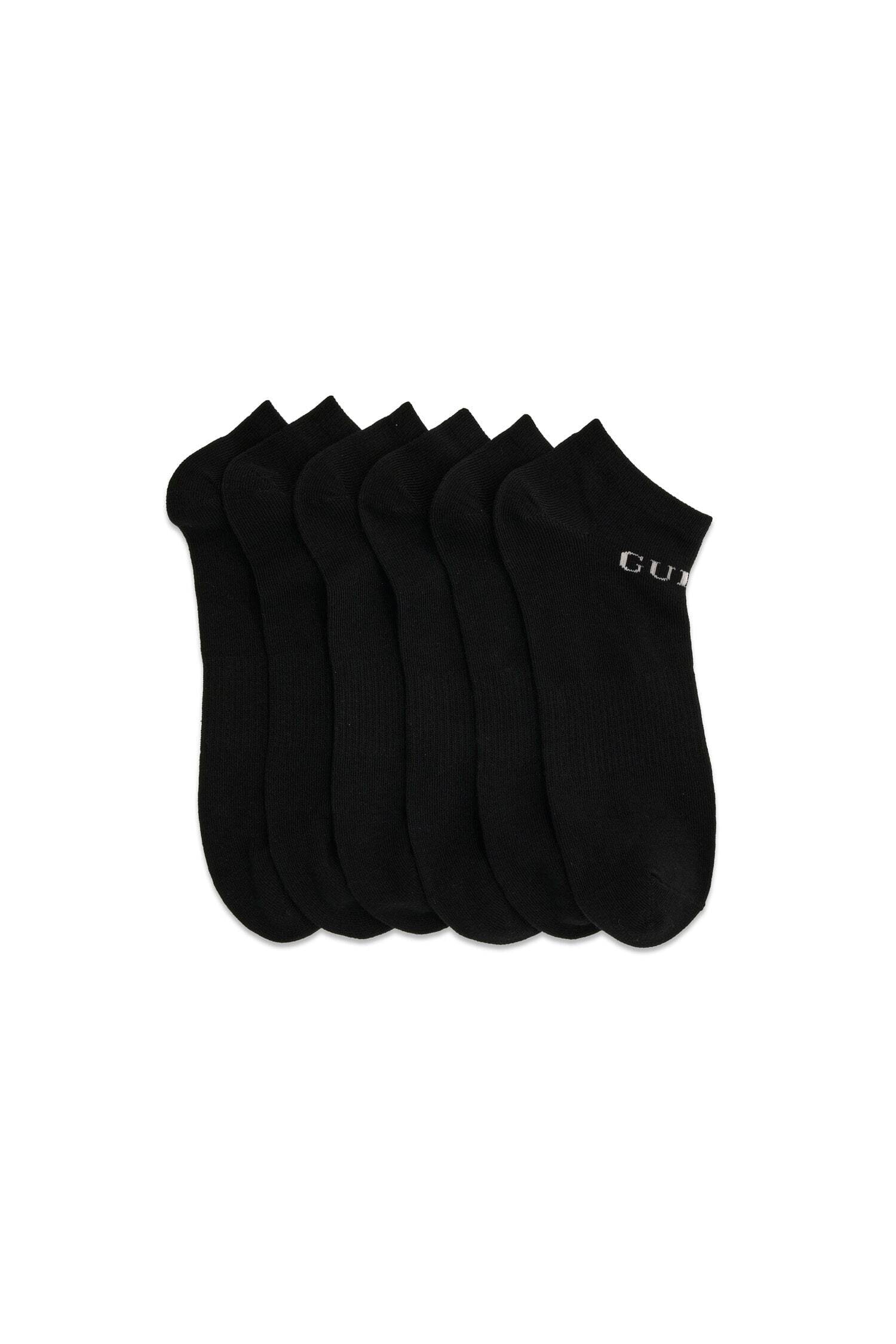 Guess Chaussettes de baskets »SNEAKER SOCKS 6PACK« 6 Couple tlg. mit Logoschriftzug