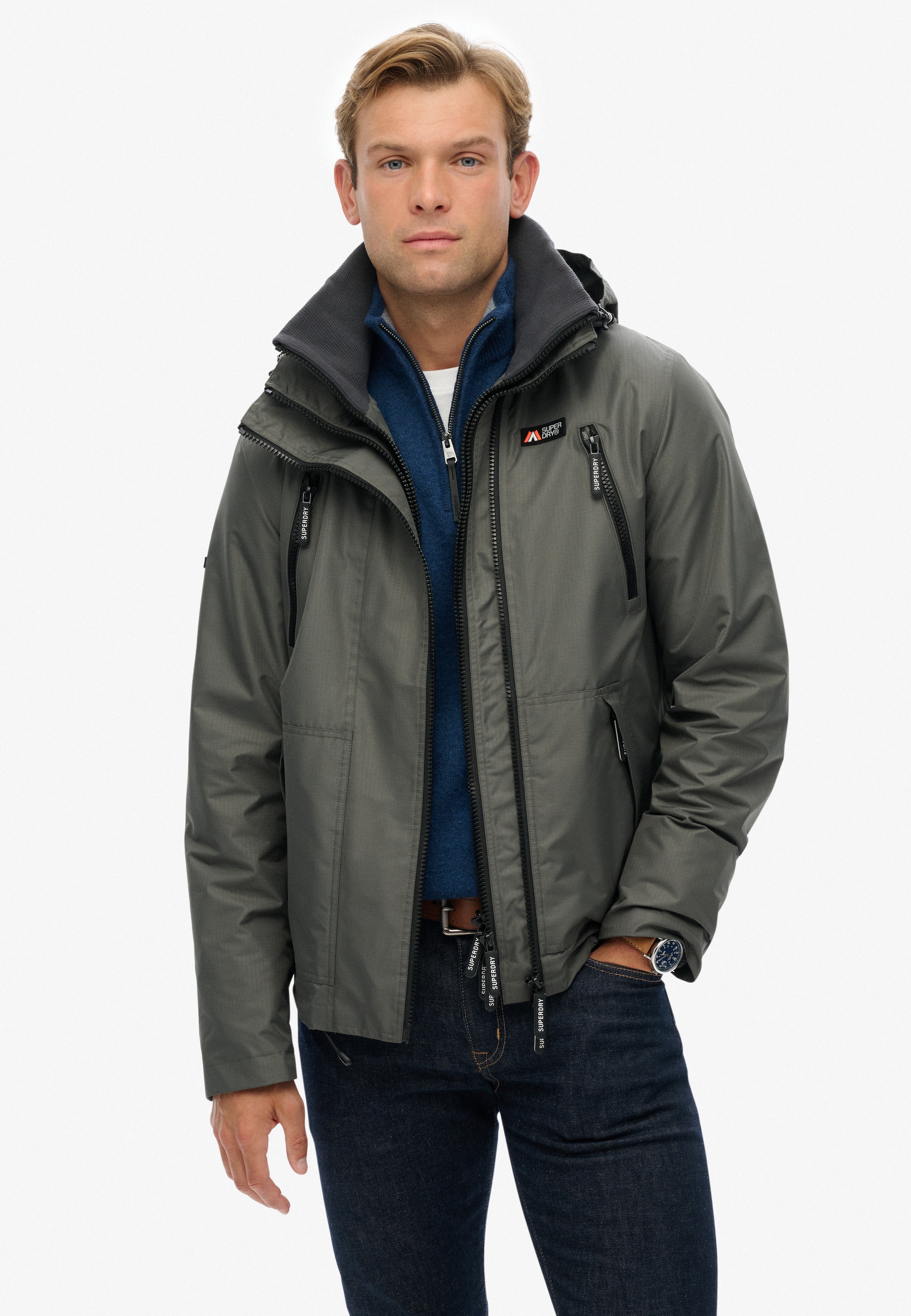 Superdry Veste d'extérieur »HOODED MTN WINDBREAKER JACKET« mit Kapuze