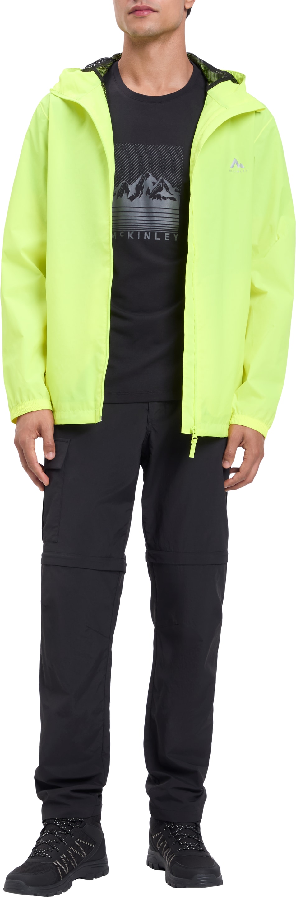 McKINLEY Veste de pluie »HE.-REGENJACKE KEREOL V M« style sportif, avec technologie AQUAMAX, coupe-vent, respirant