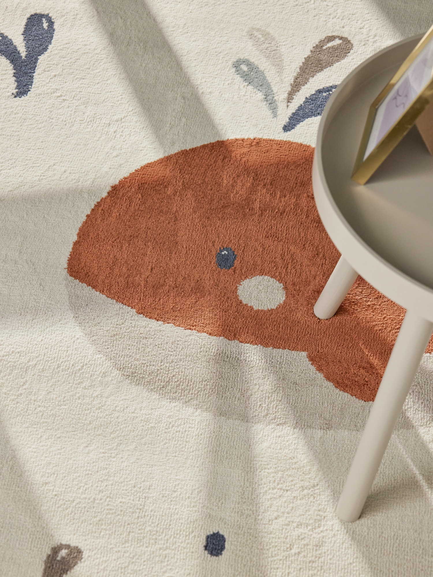 HANSE Home Tapis pour enfants »Moby« Rond 10 mm Höhe Pflegeleicht, Weich, Kinderzimmer, Spielteppich, Spielunterlage