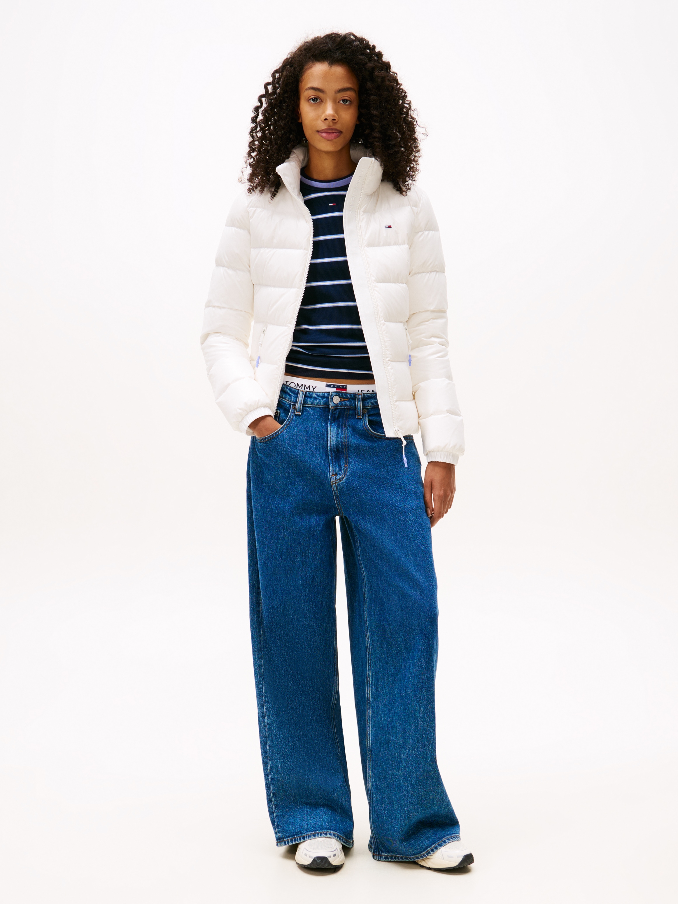 Tommy Jeans Veste matelassée »TJW SLIM ZIP PRINT DOWN JACKET«