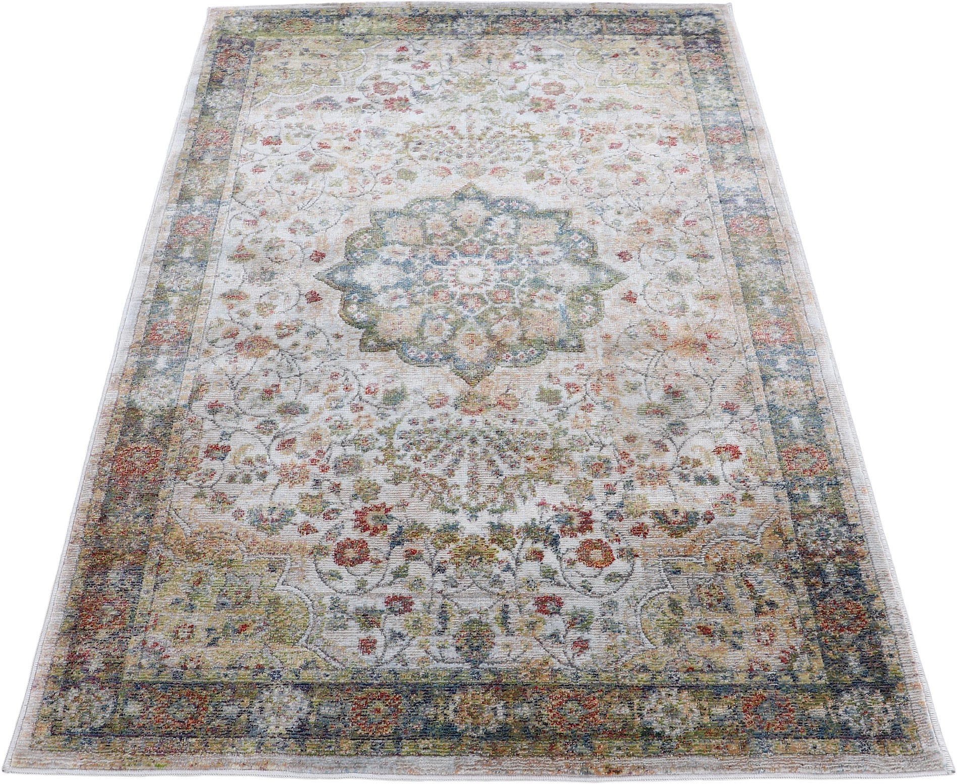 carpetfine Tapis »Vintage Lindo« Rectangulaire 8 mm Höhe Orient Vintage Look, Wohnzimmer