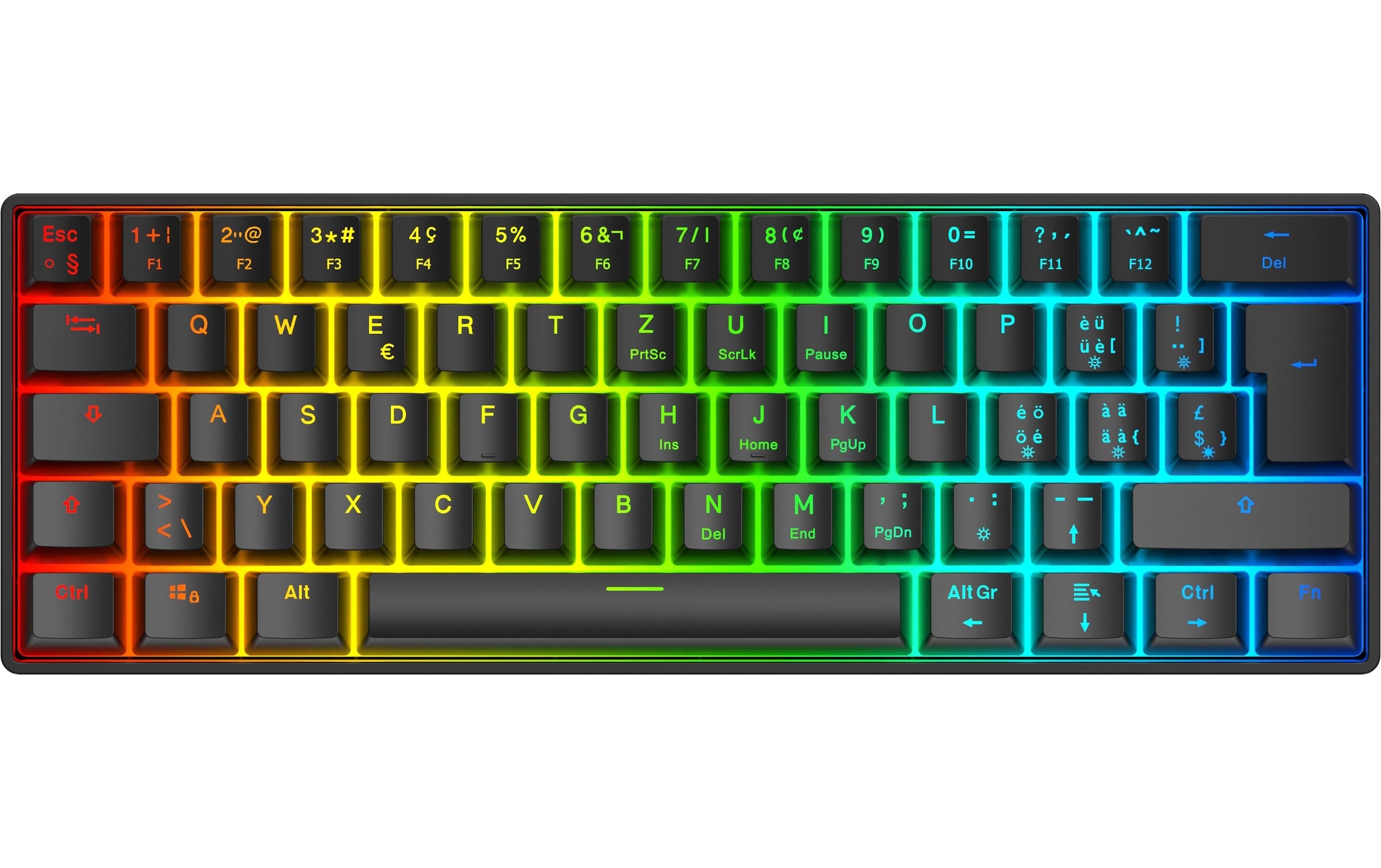 DELTACO Clavier de jeu »GAM-175-C Hot-Swap« ()