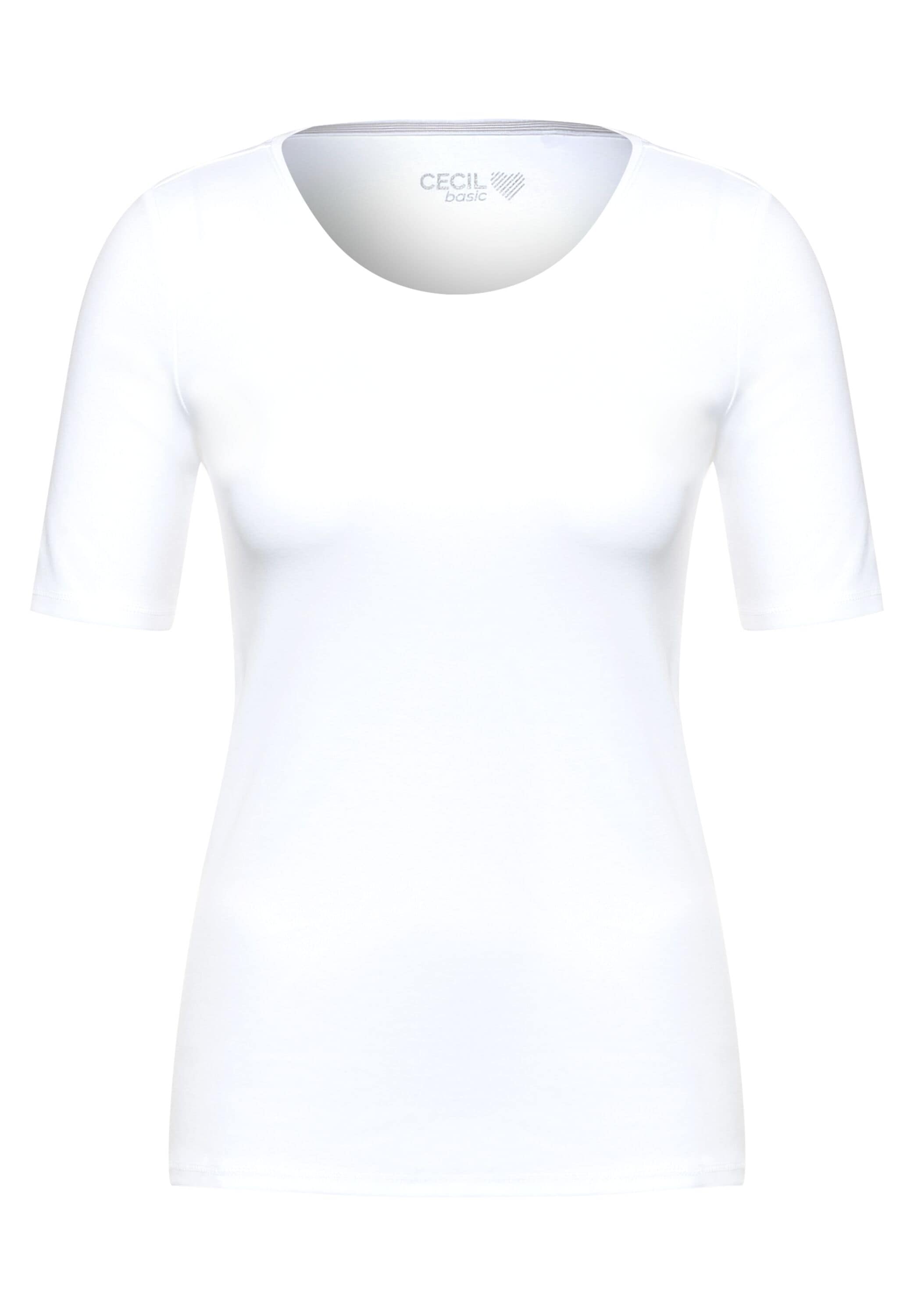 Cecil T-Shirt »Style Lena« mit klassischem Rundhalsausschnitt