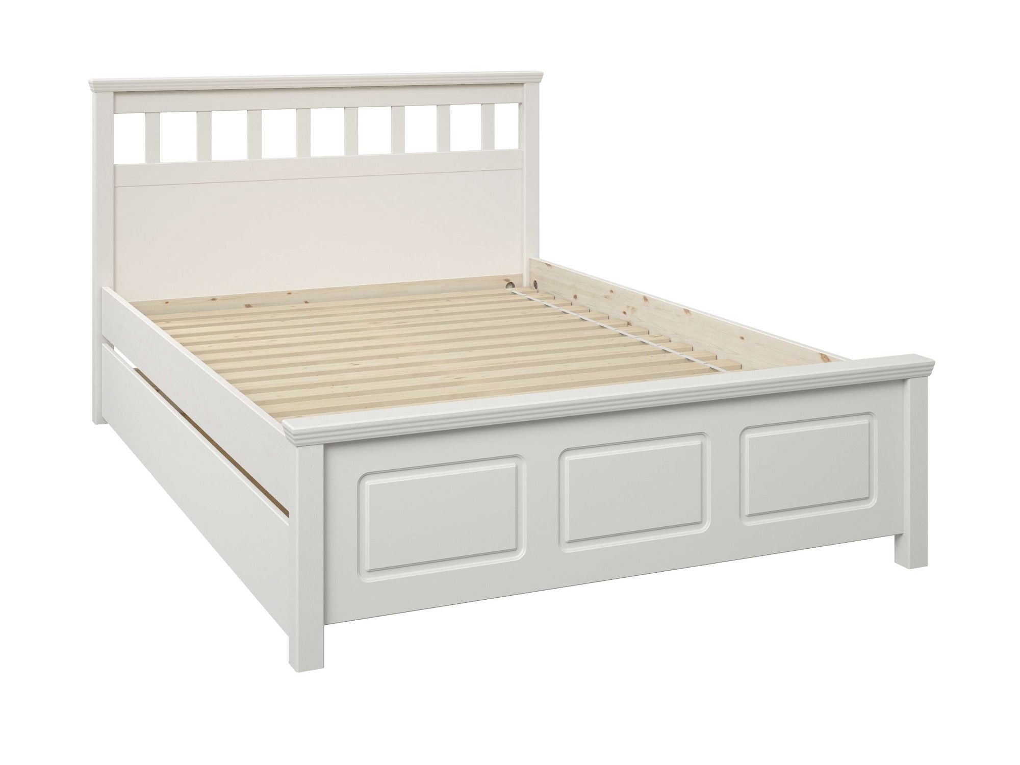 GOODproduct Bett »Tillian, Bettgestell, Doppelbett, Bettkasten optional, Made in EU« Liegefläche 140x200cm,  aus massiver Kiefer in Kombination mit MDF, FSC®, inklusive Lattnerost