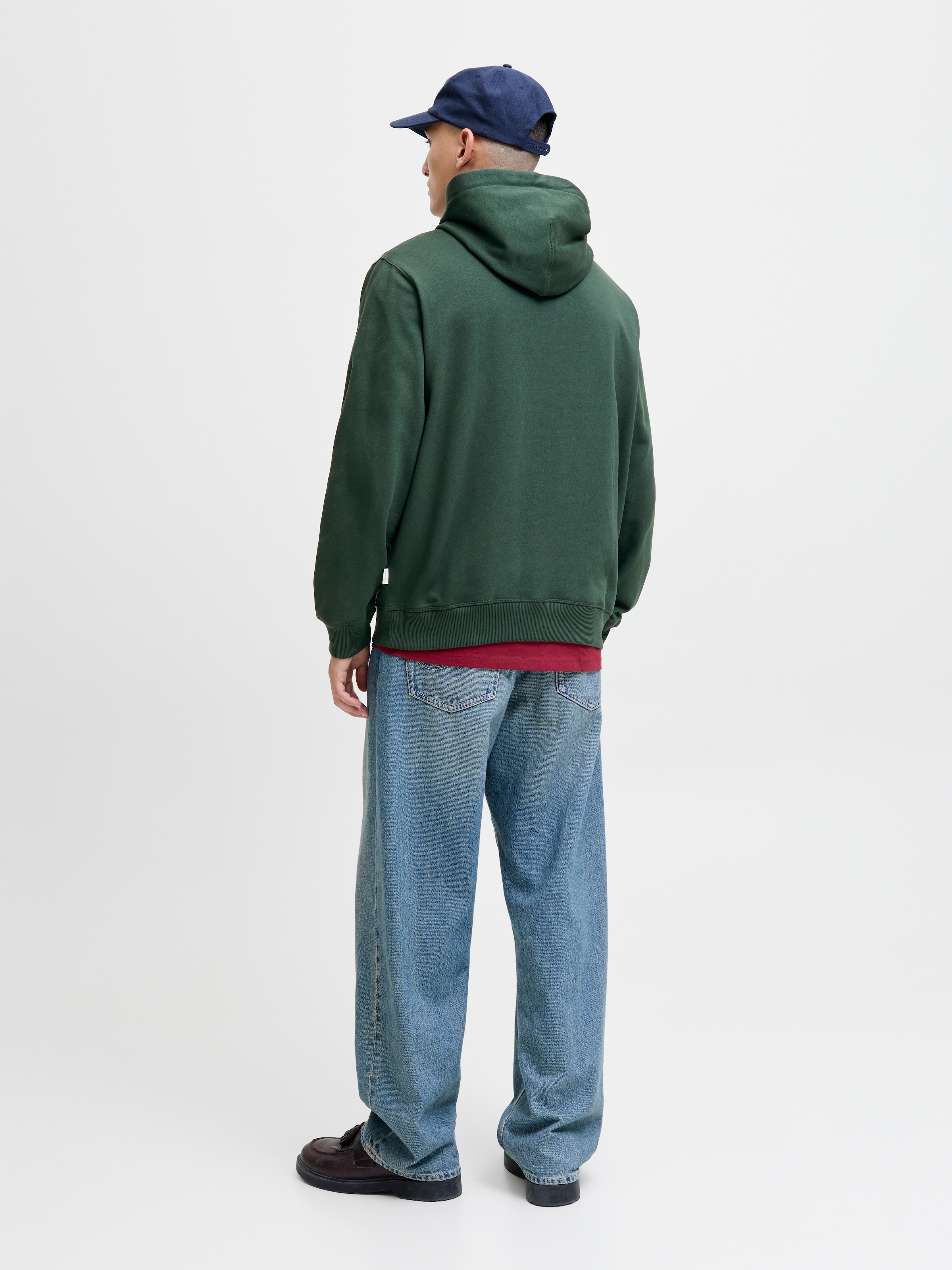 Jack & Jones Sweat à capuche »JORNORREBRO EMB SWEAT HOOD NOOS«, avec impression logo
