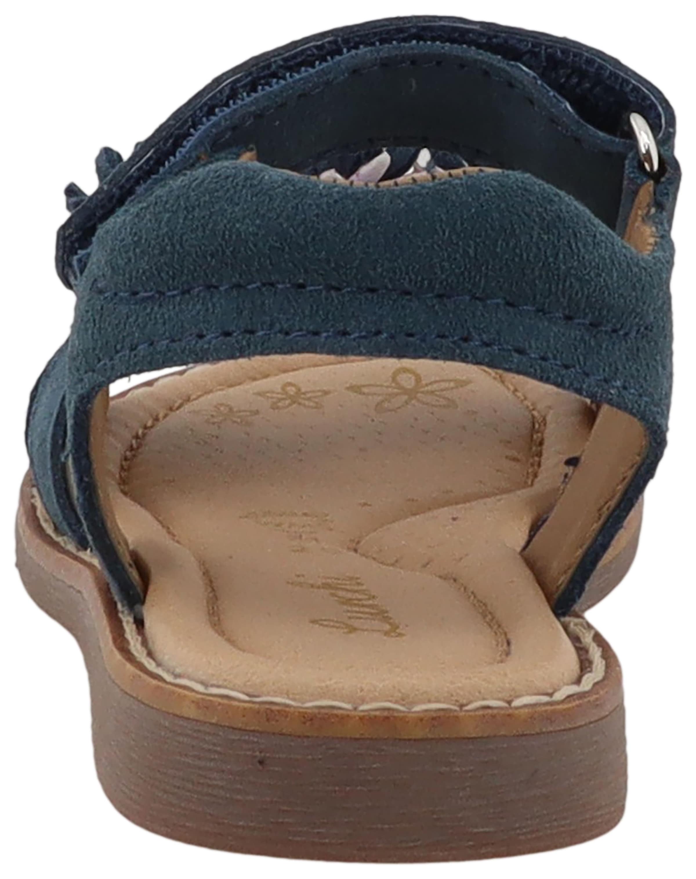 Lurchi Sandale »Loona«  Klettschuh mit Blütenapplikation, Grössenschablone zum Download