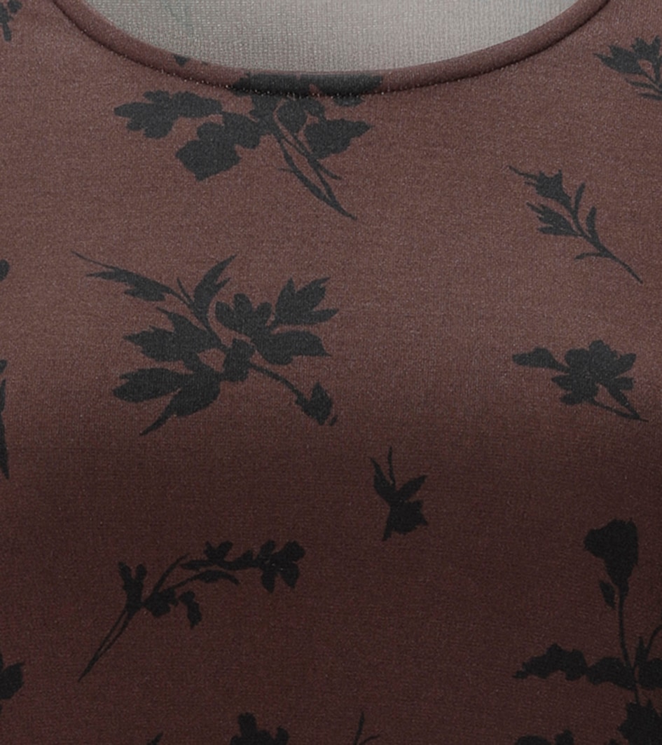 Aniston PLUS Robe en jersey imprimé de fleurs discrètes - NOUVELLE COLLECTION