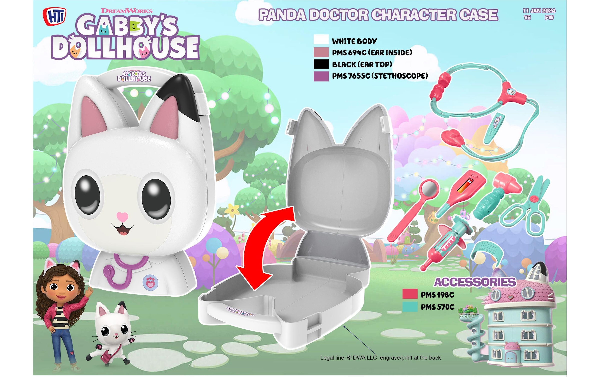   Jouets éducatifs »HTI Arzt Gabbys Doctor«