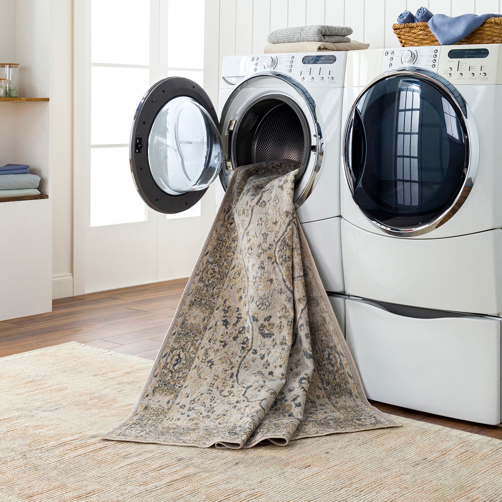 Livabliss Teppich »YEMIN« rechteckig 6 mm Höhe Maschinenwaschbarer Teppich, Boho, Orient-Optik, Vintage Look