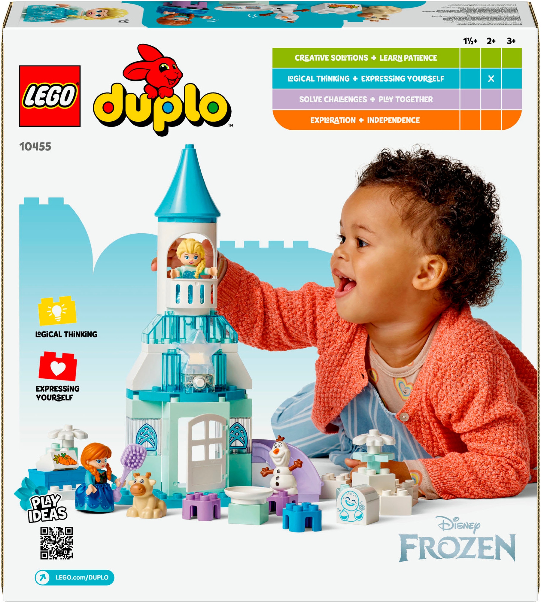 LEGO® Pions de construction »Annas und Elsas Party im Eispalast (10455), LEGO DUPLO Disney™« Made in Europe