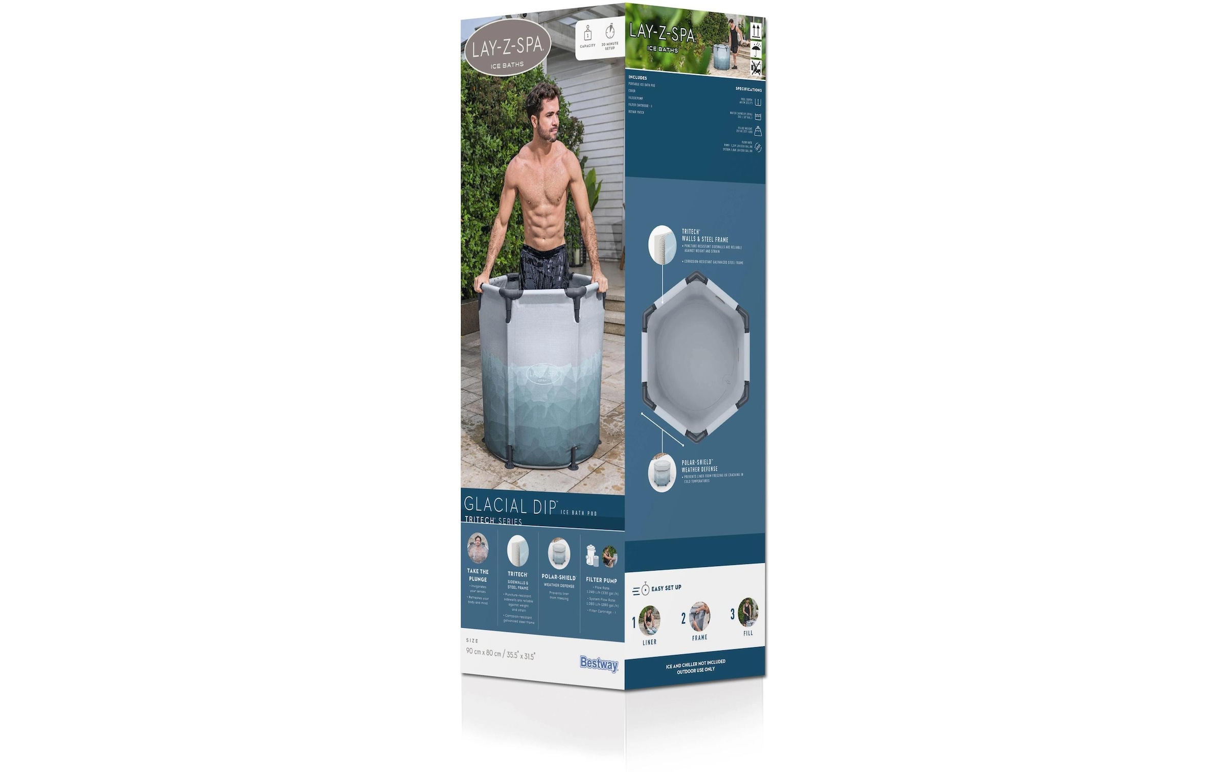 Bestway Rundpool »Lay-Z-Spa Glacial Dip«