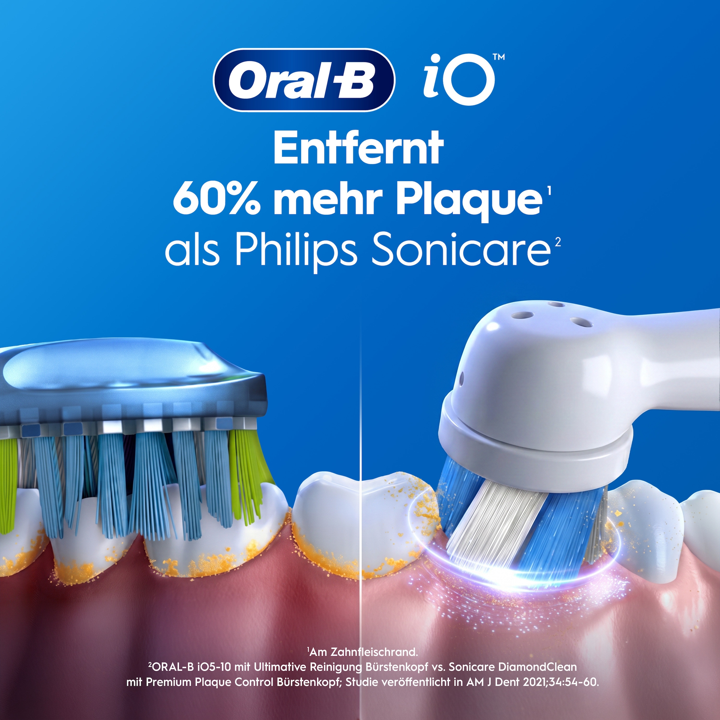 Oral-B Brosse à dents électrique »iO Series 2« 1 cuis Aufsteckbürsten pour un nettoyage ultime