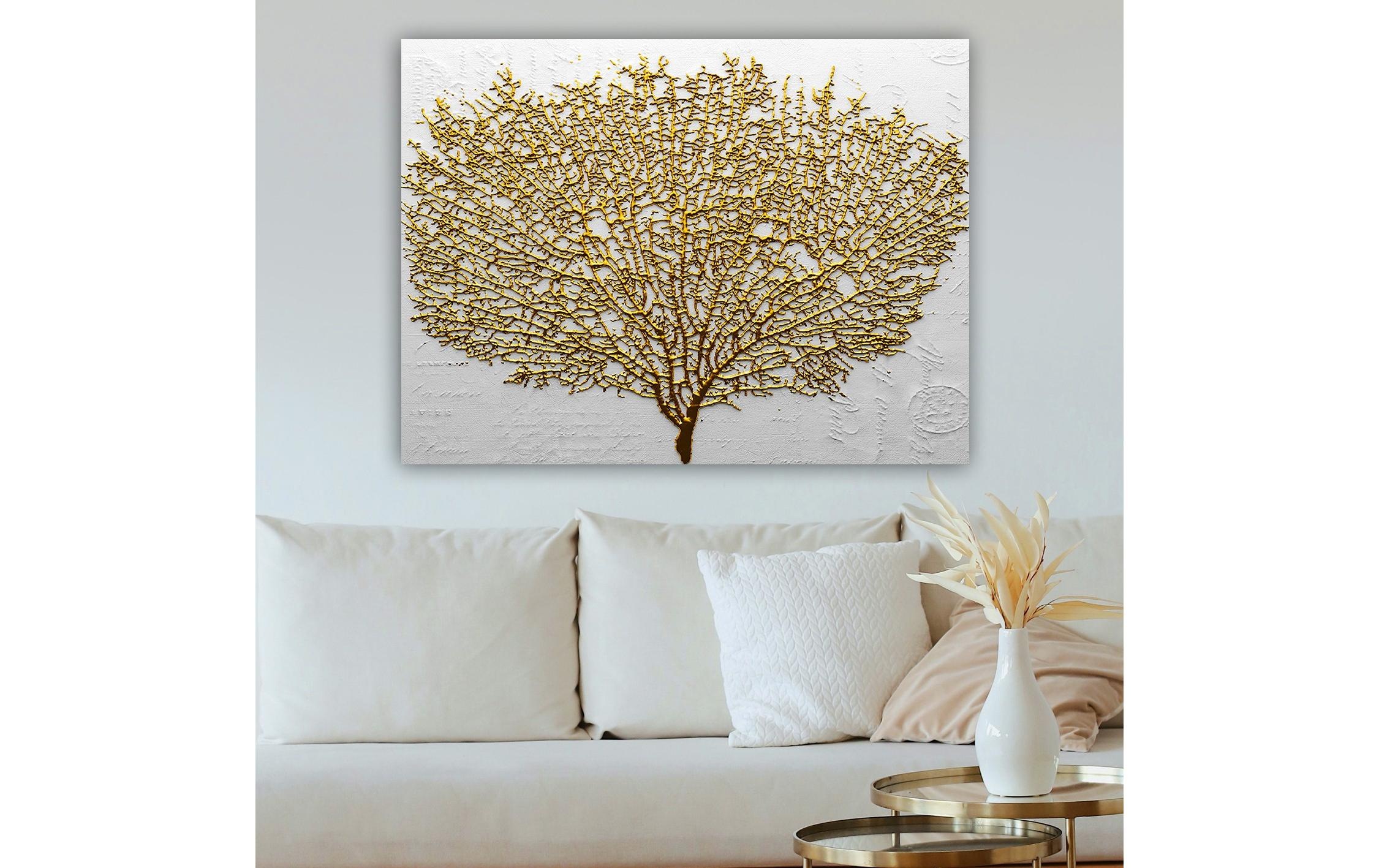   Wandbild »Wallxpert Golden Tree 70 x 100 cm«
