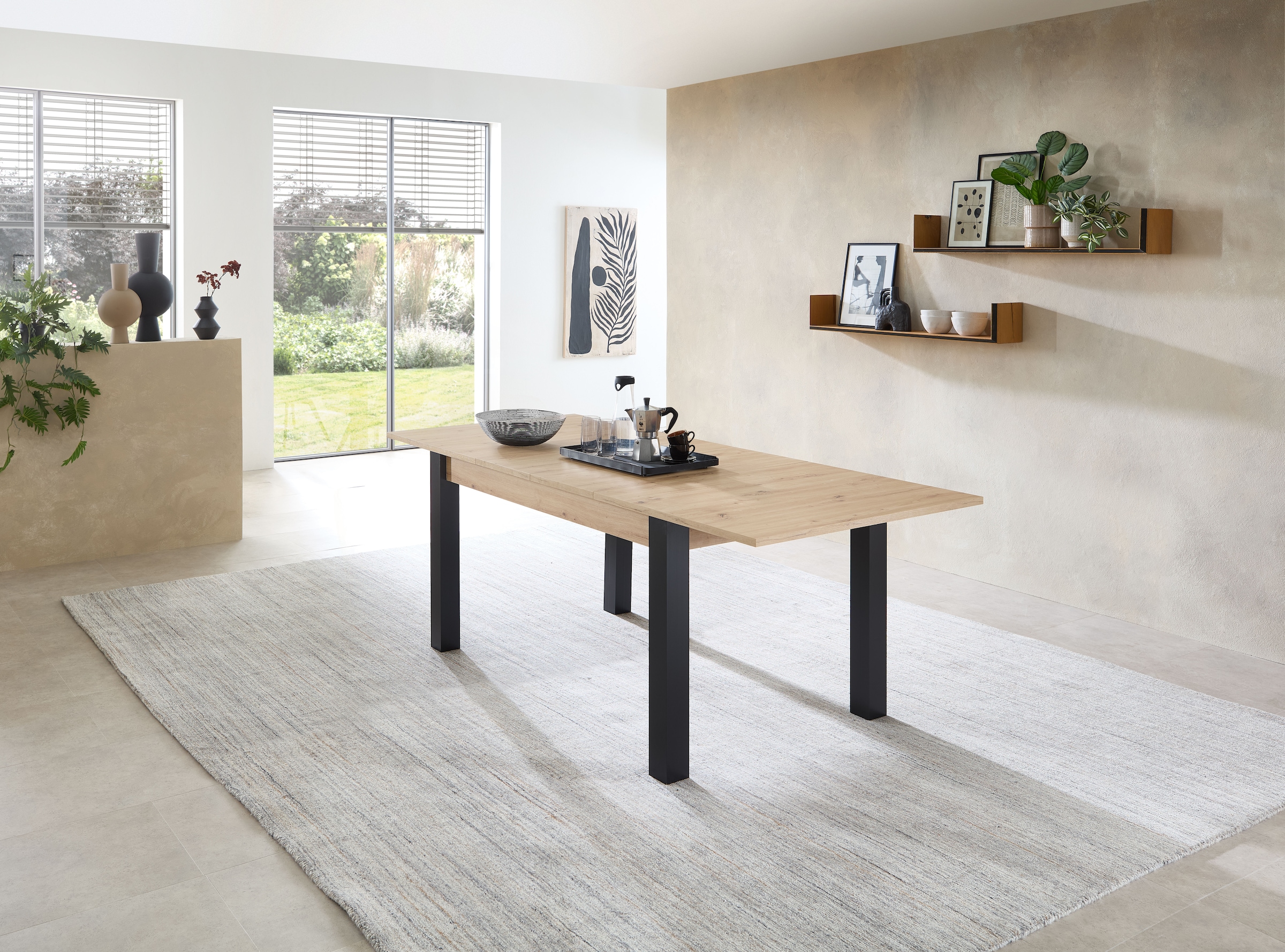 Stolkom Esstisch »LUCAS, TOPSELLER!« Ausziehbar, OTTOs Choice,  140-210 cm ausziehbar, Tisch in Eiche Artisan Dekor