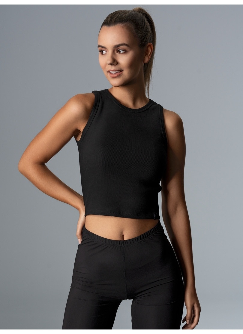 Trigema Crop-Top »TRIGEMA Cropped Top aus elastischem Doppelripp« 1 Stk.