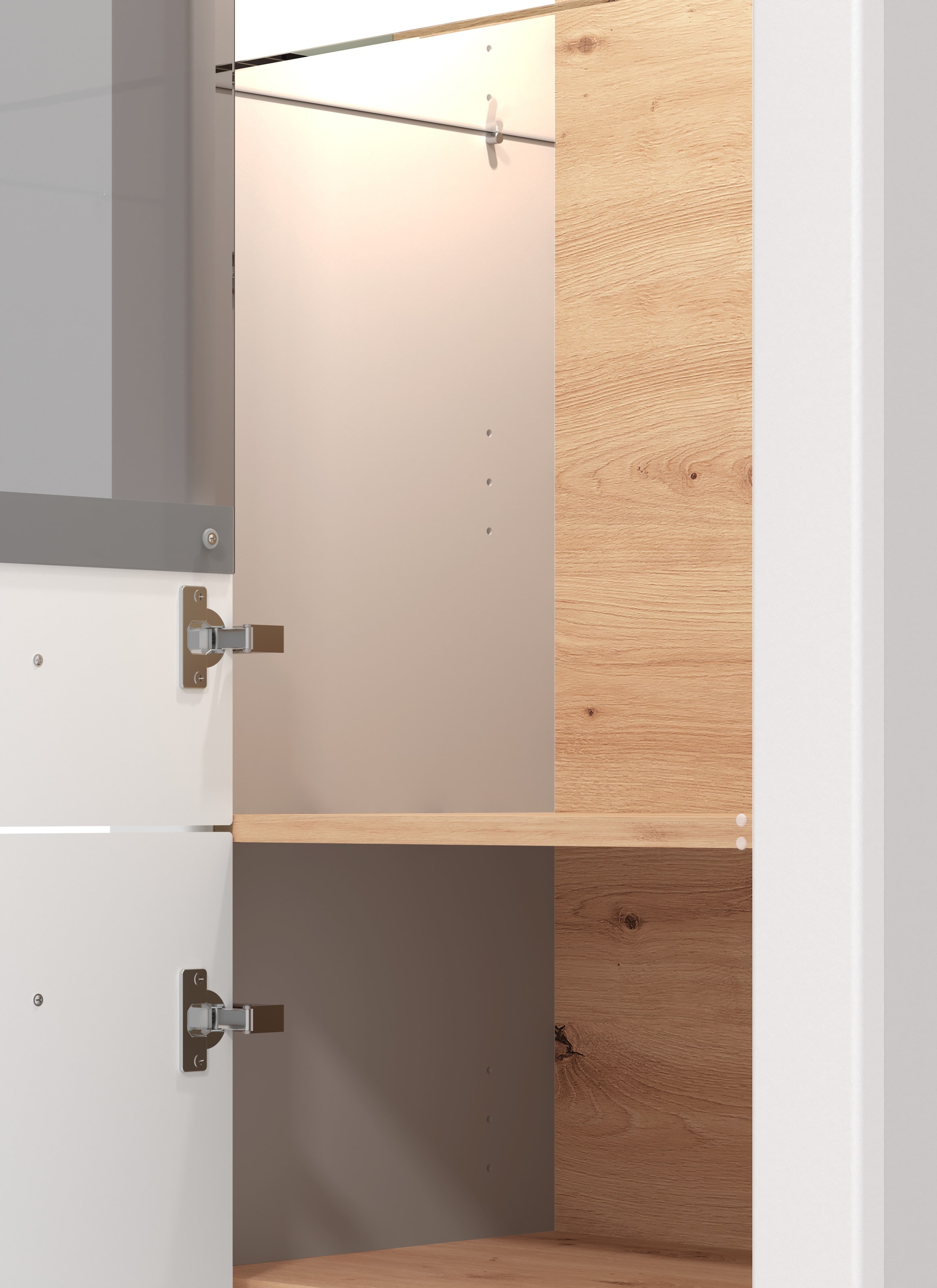 Home affaire Vitrine »Valencia« Türen und Einlegeböden mit 4mm-Sicherheitsglas