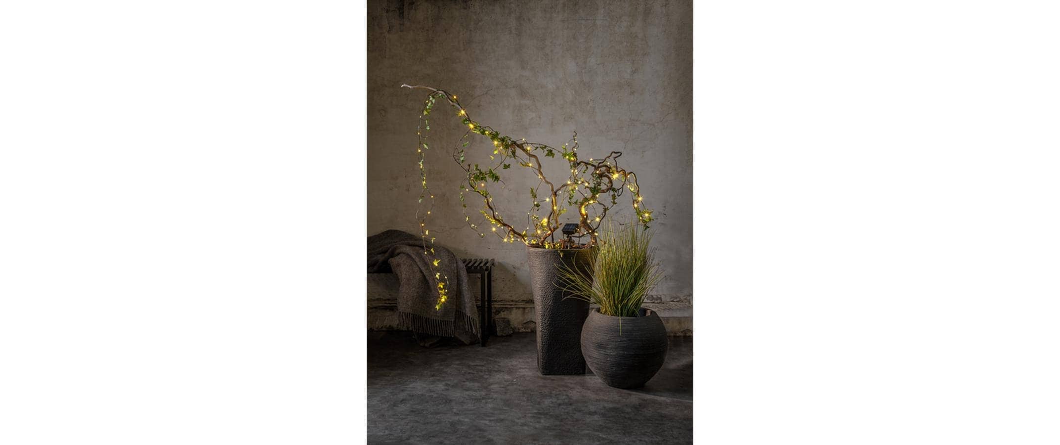 Parforce Traditional Hunting Guirlande lumineuse »Solar Dew Drop Micro, 100 LEDs, 740 cm«