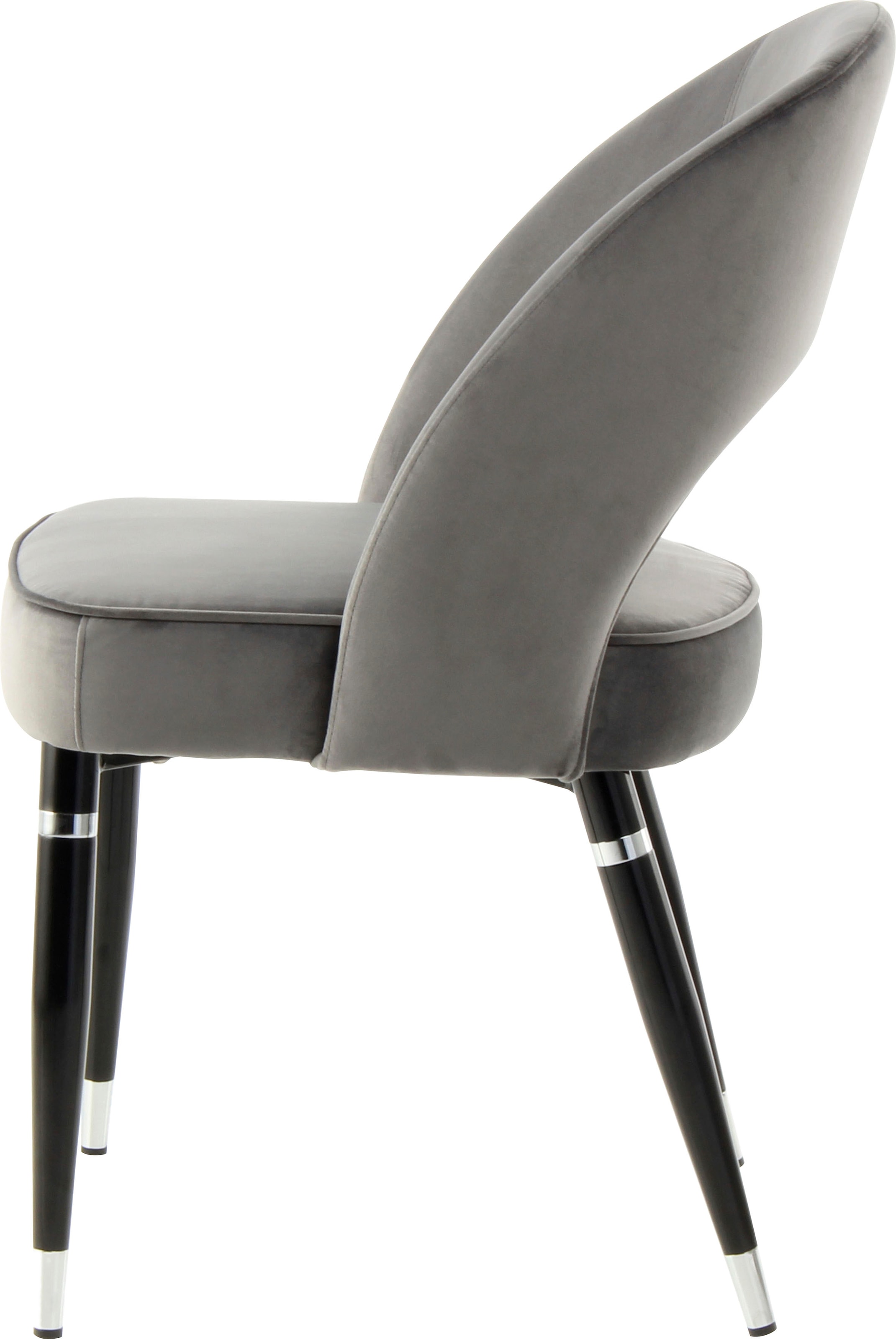 Kayoom Chaise rembourrée »Stuhl Courtney 525 2er-Set, 2er-Set Stühle, komfortables Sitzgefühl« (Set) 2 cuissamtweicher Bezug, modern, weicher Stoffbezug